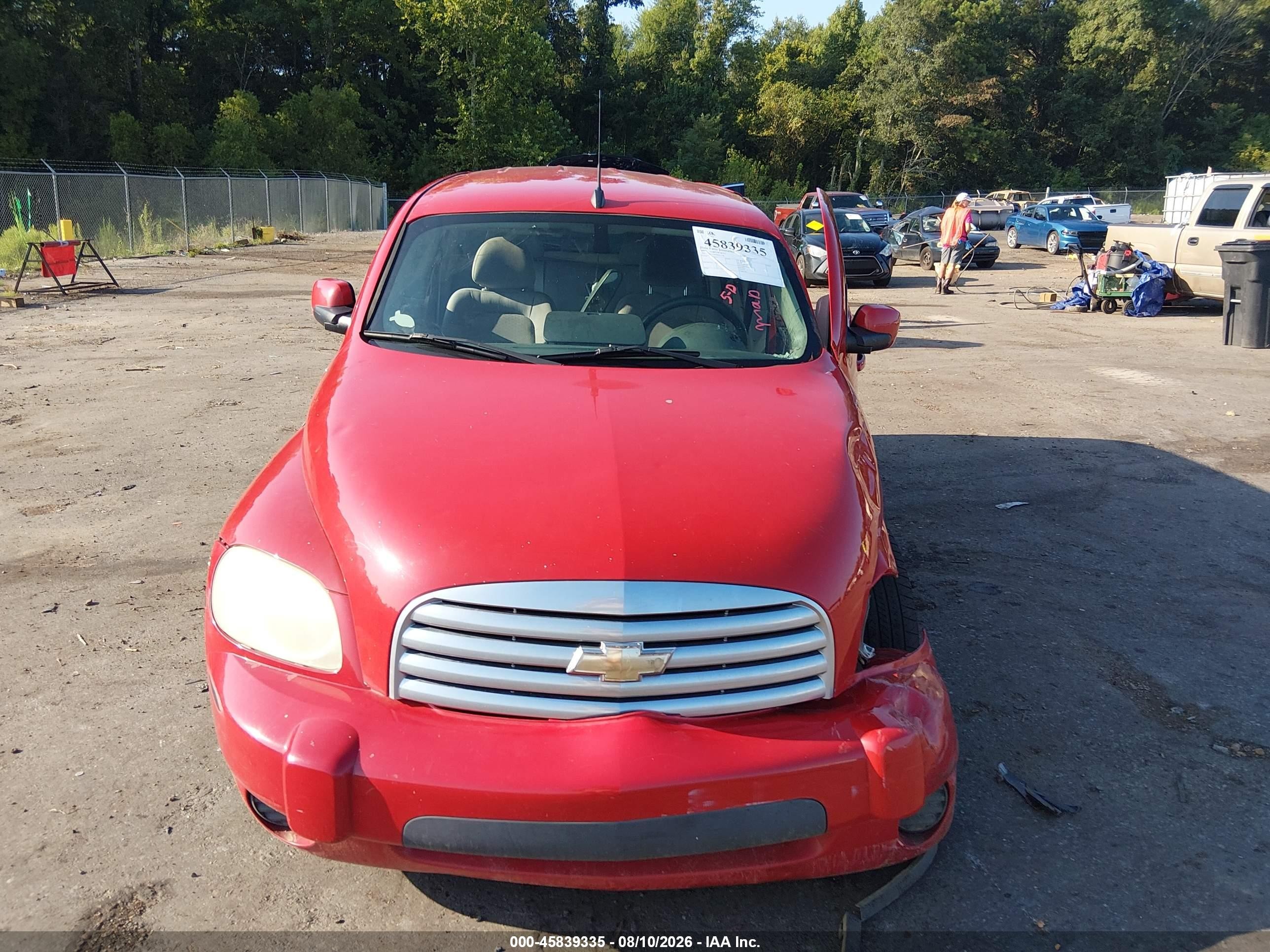 2008 Chevrolet Hhr Lt Red vin: 3GNCA23D48S657108