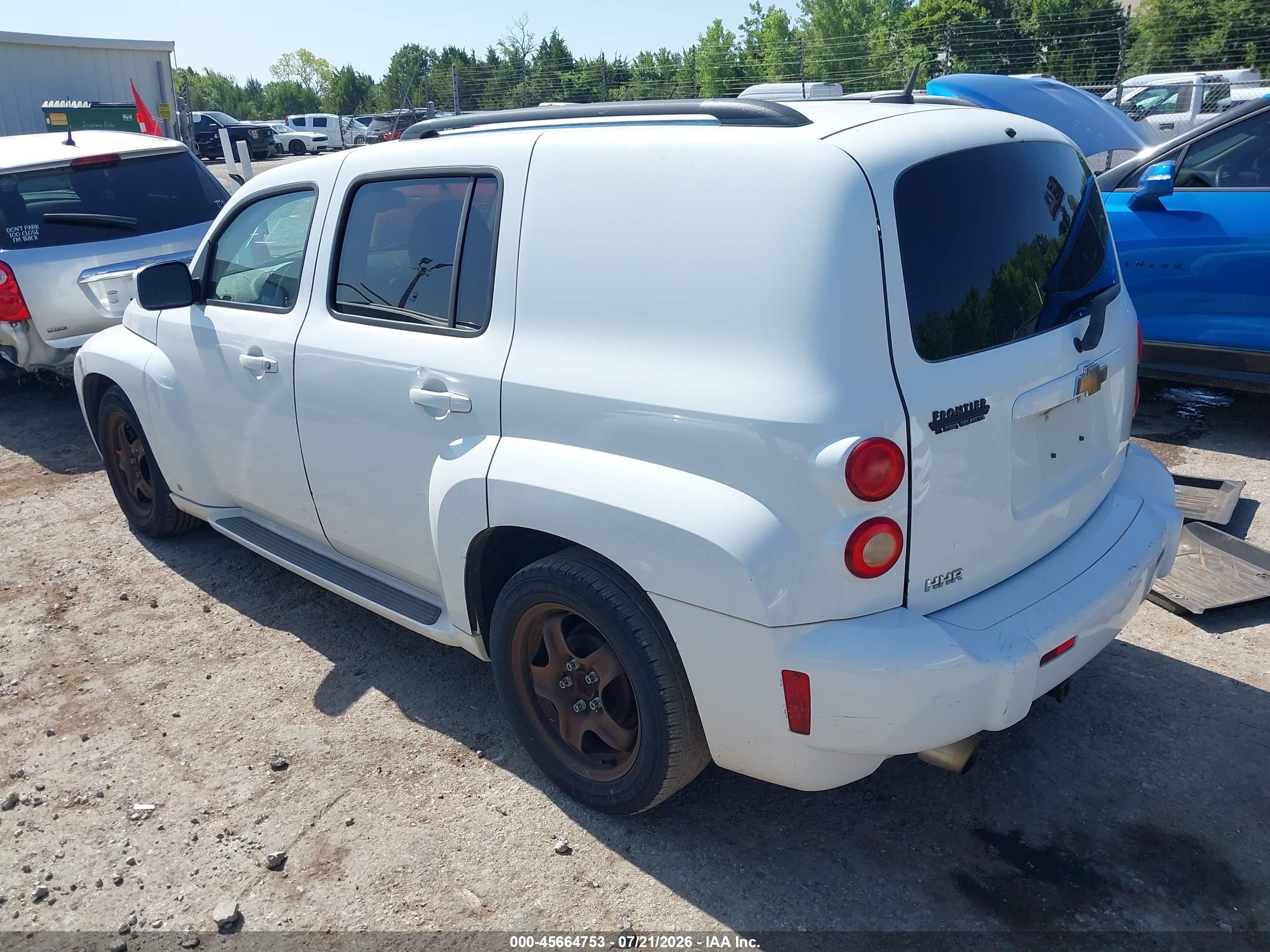2008 Chevrolet Hhr Lt White vin: 3GNCA23P28S702976