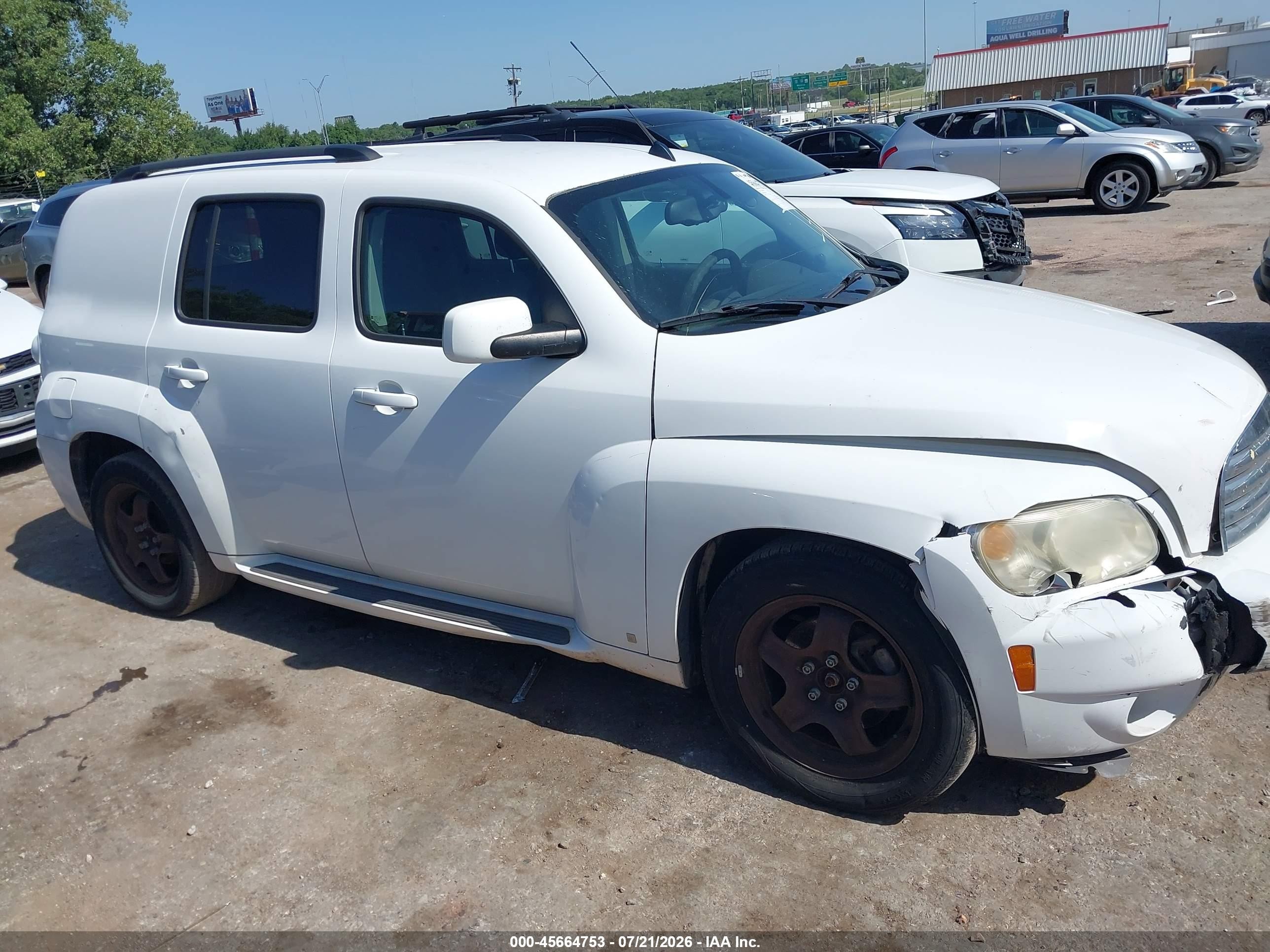 2008 Chevrolet Hhr Lt White vin: 3GNCA23P28S702976