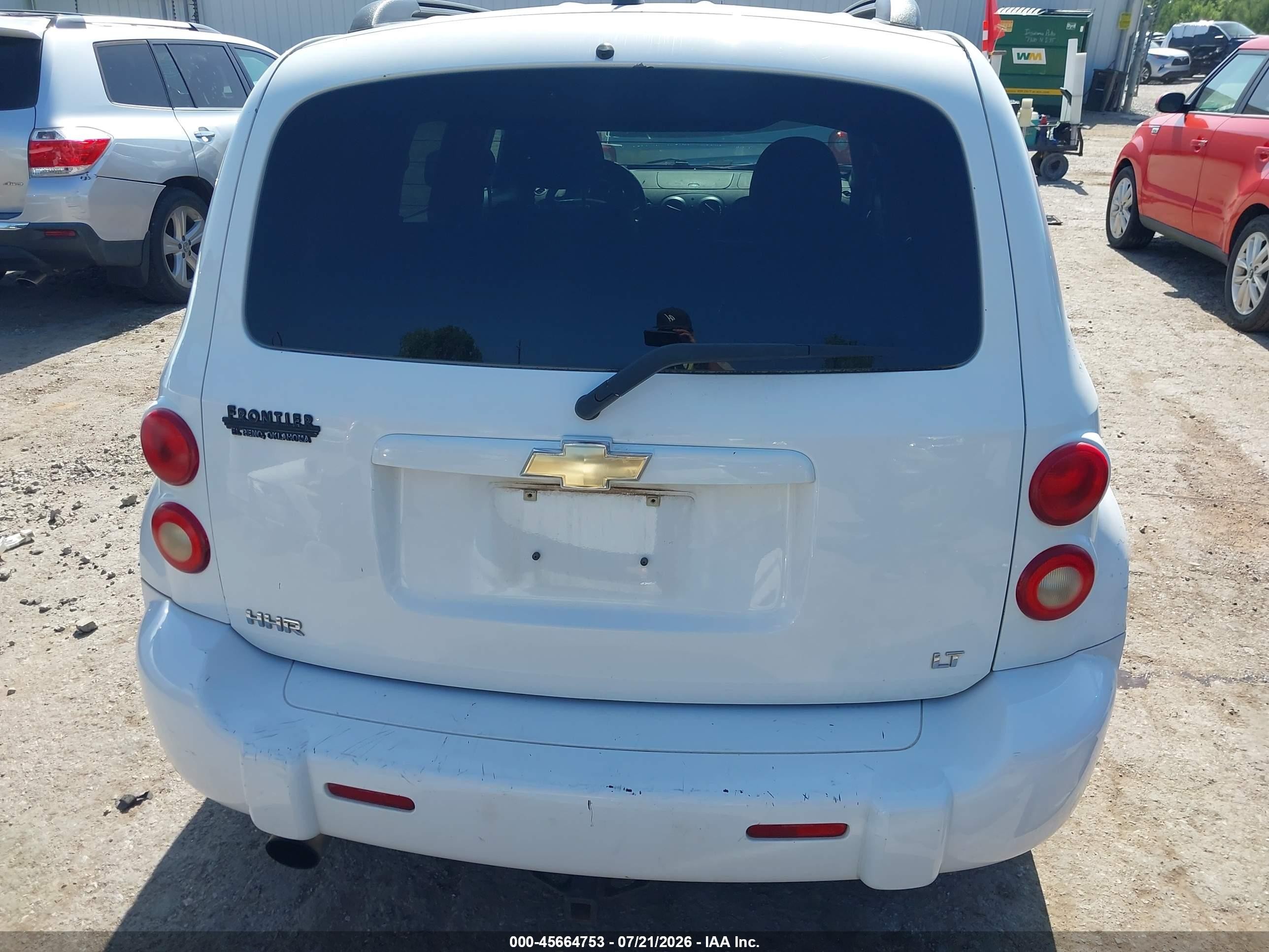 2008 Chevrolet Hhr Lt White vin: 3GNCA23P28S702976