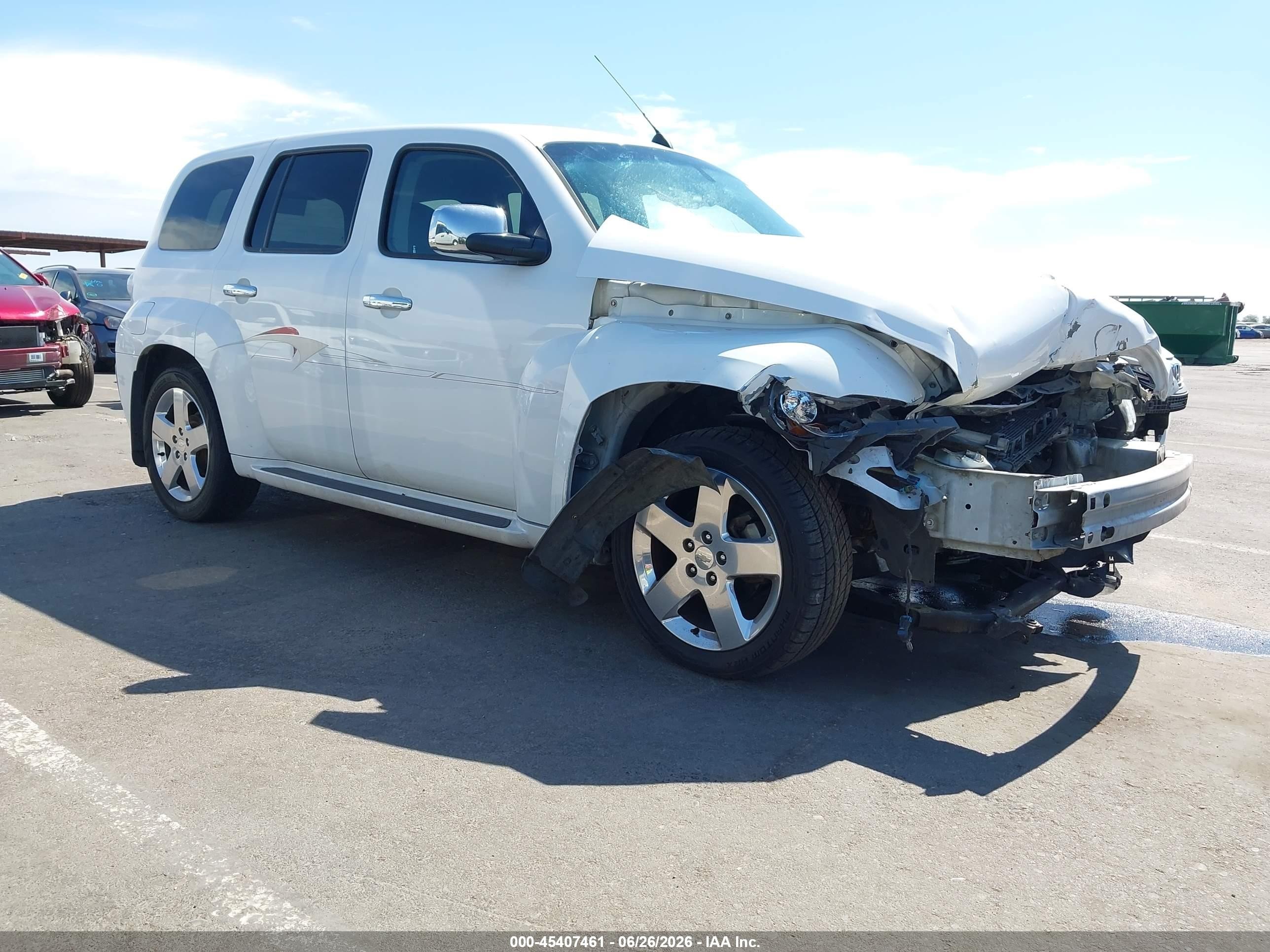 2008 Chevrolet Hhr Lt White vin: 3GNCA53P48S682005