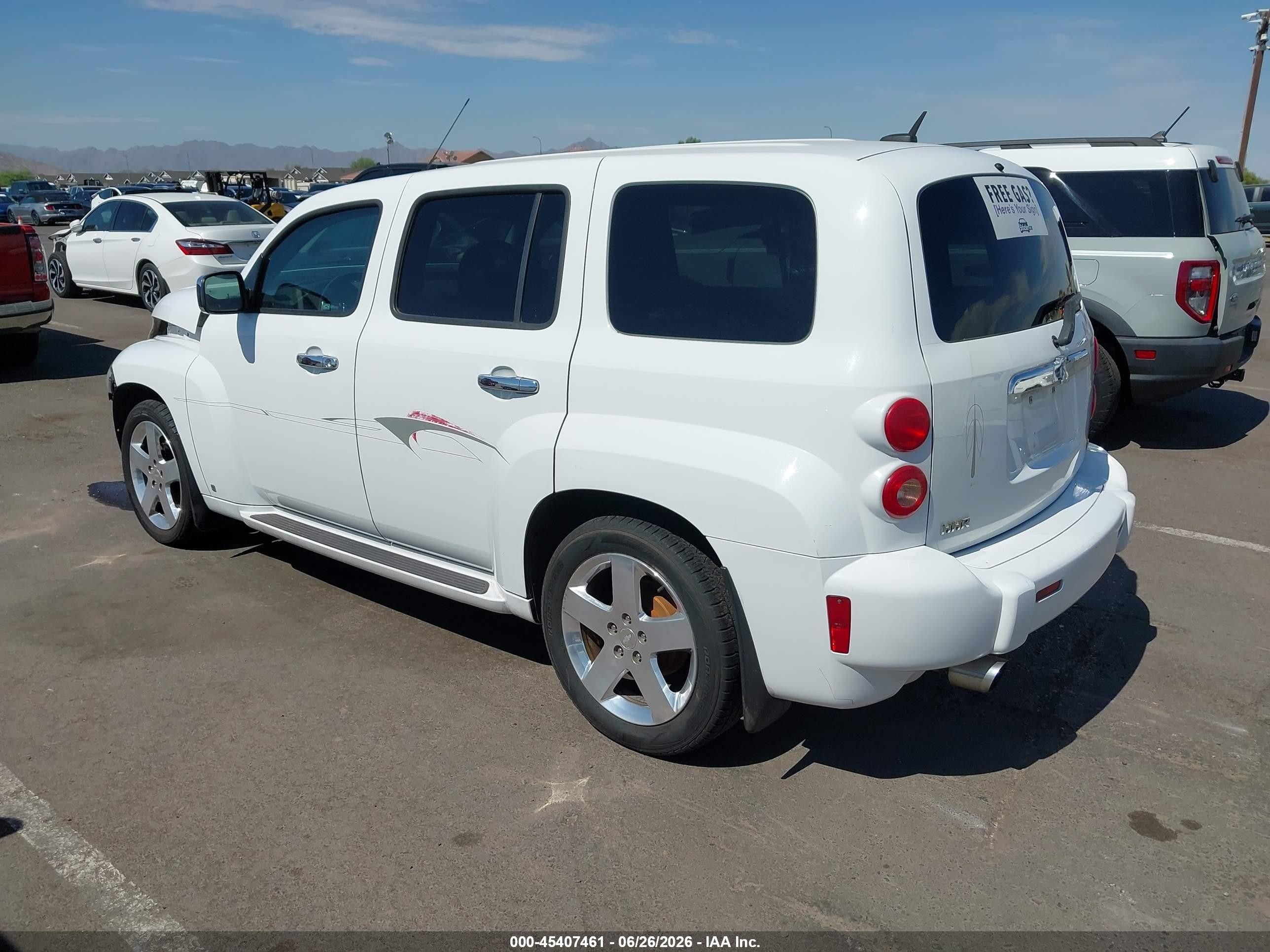 2008 Chevrolet Hhr Lt White vin: 3GNCA53P48S682005