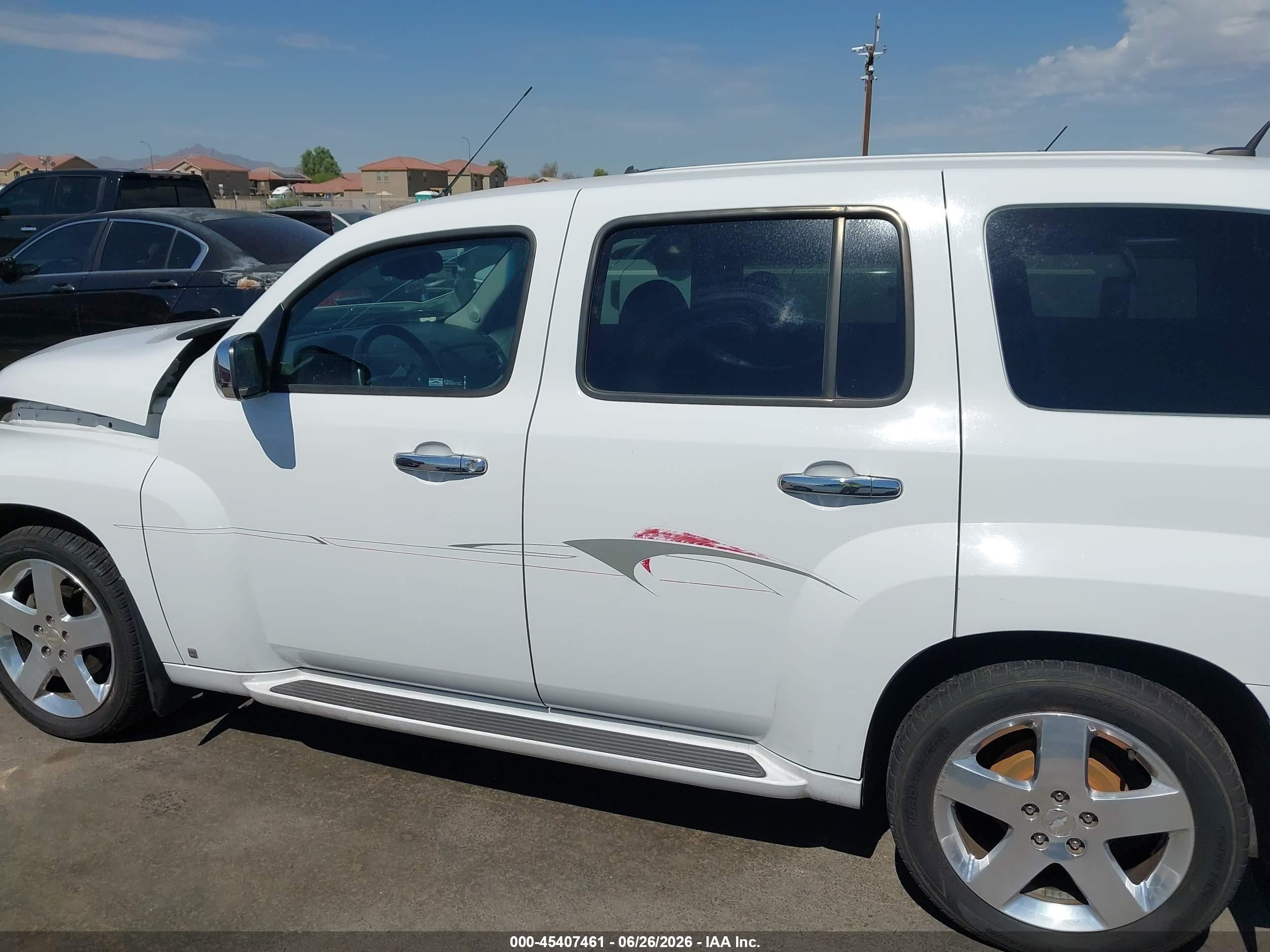 2008 Chevrolet Hhr Lt White vin: 3GNCA53P48S682005