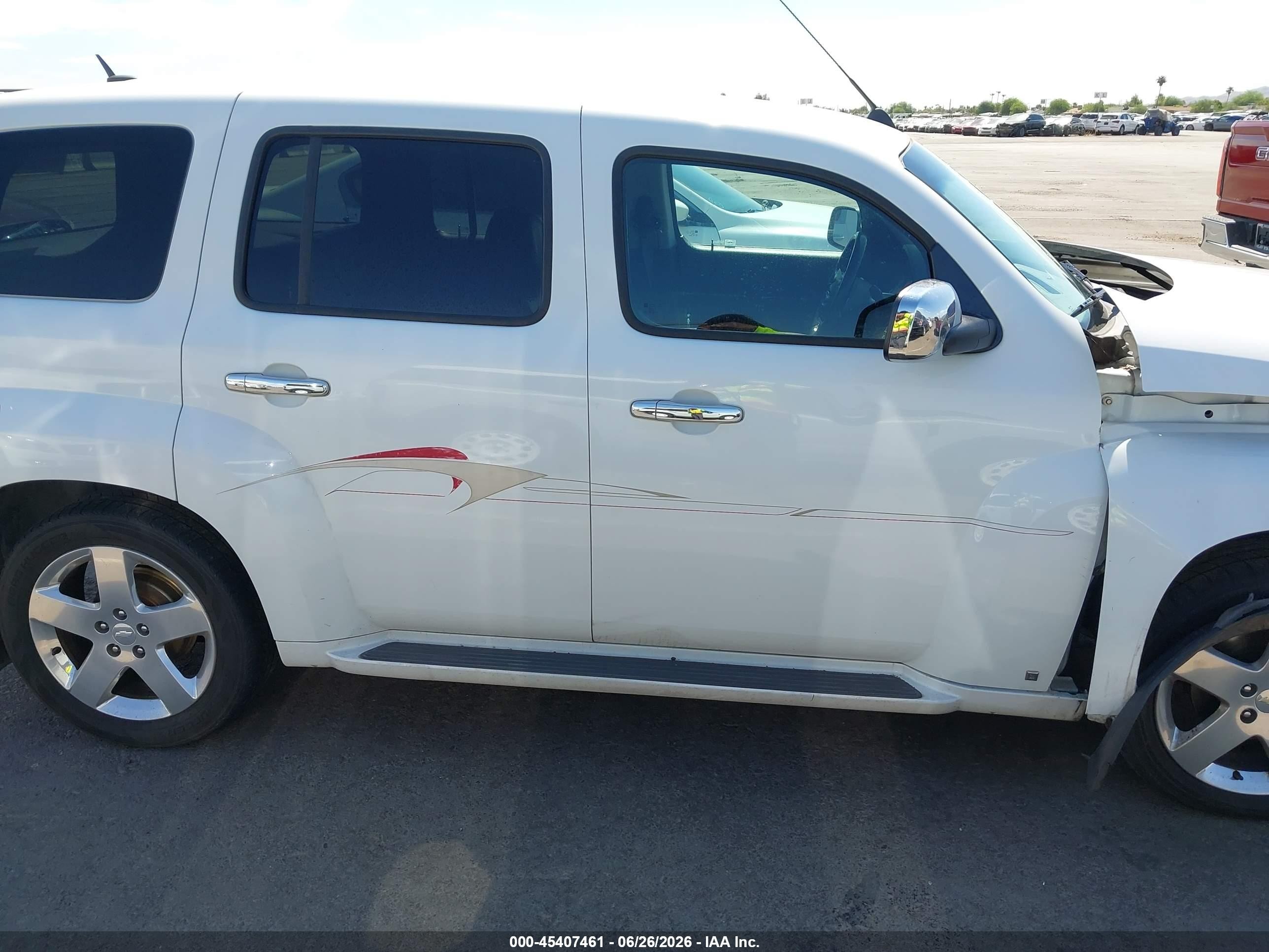 2008 Chevrolet Hhr Lt White vin: 3GNCA53P48S682005