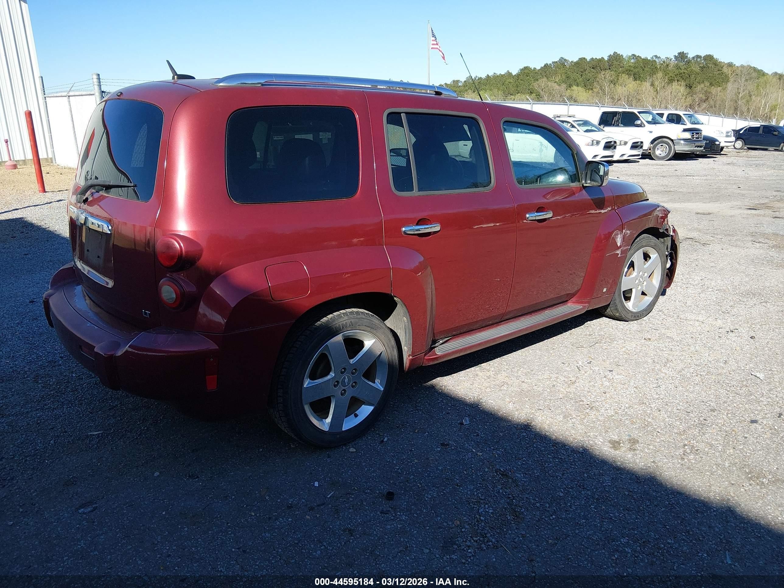 2008 Chevrolet Hhr Lt Burgundy vin: 3GNCA53P78S661844