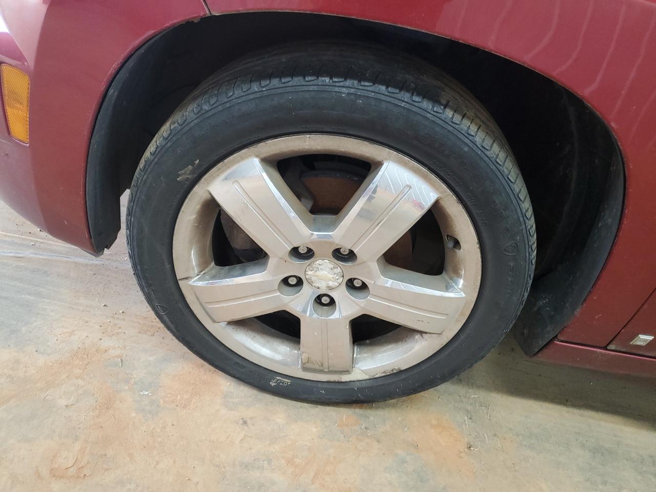 2009 Chevrolet Hhr Lt Burgundy vin: 3GNCA53V09S553761 Damage: Left Front Wheel Cover, Curb Rash, 6 To 7 Inches