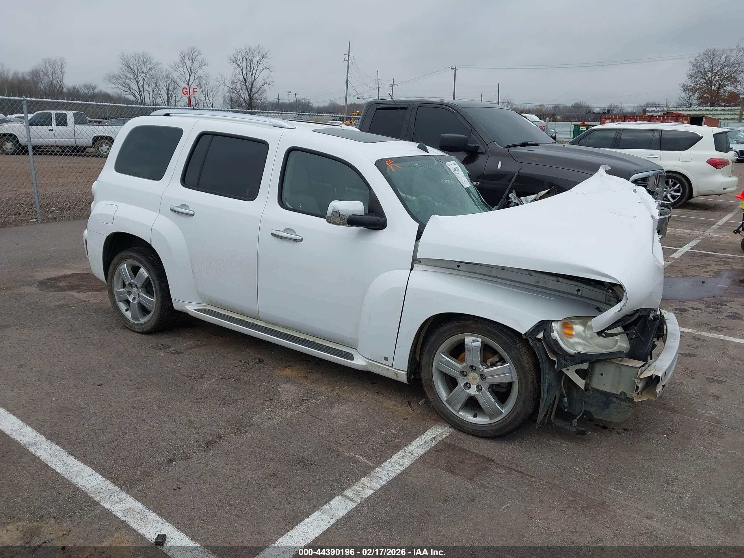 2009 Chevrolet Hhr Lt White vin: 3GNCA53V79S555829