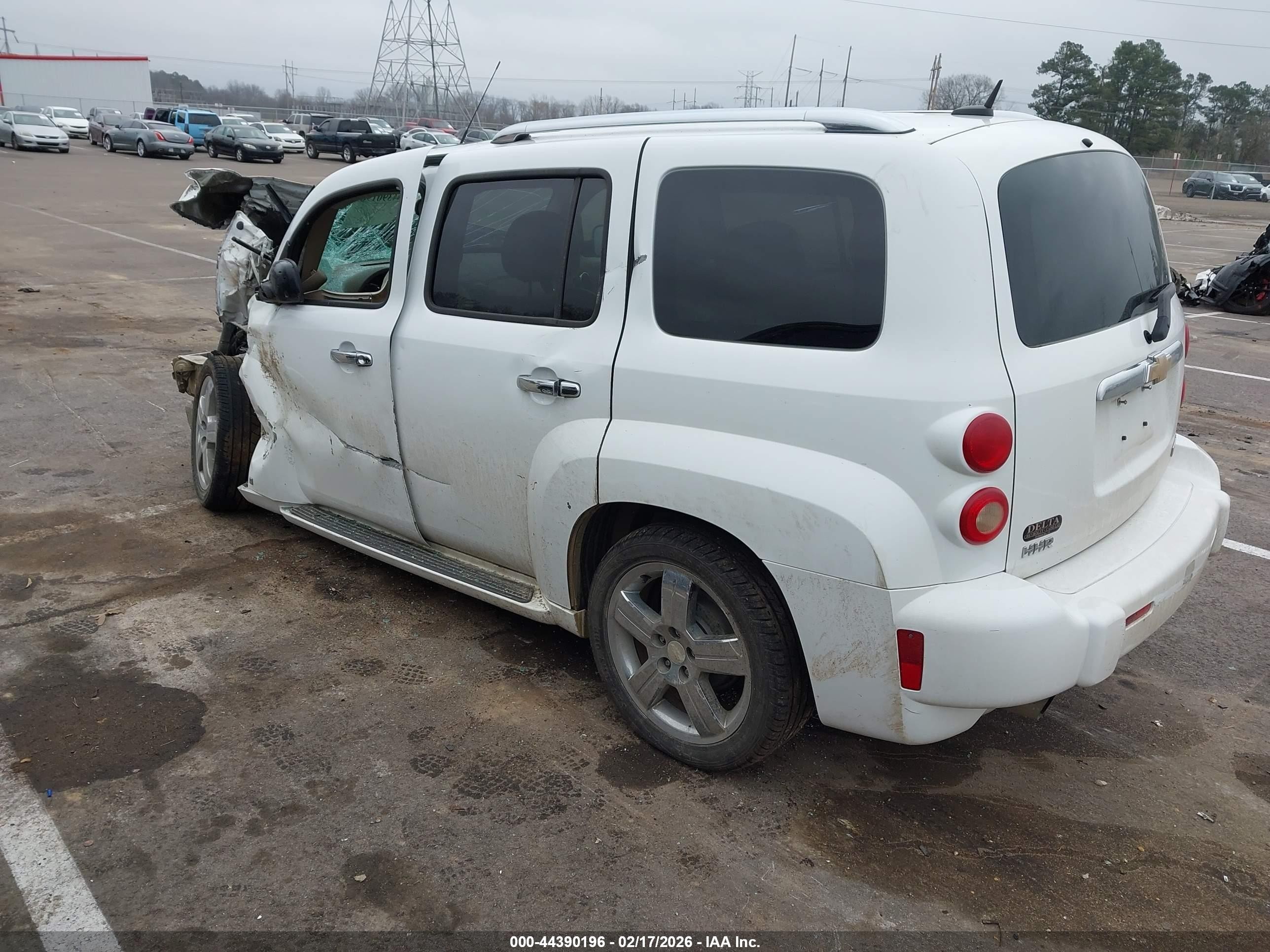 2009 Chevrolet Hhr Lt White vin: 3GNCA53V79S555829