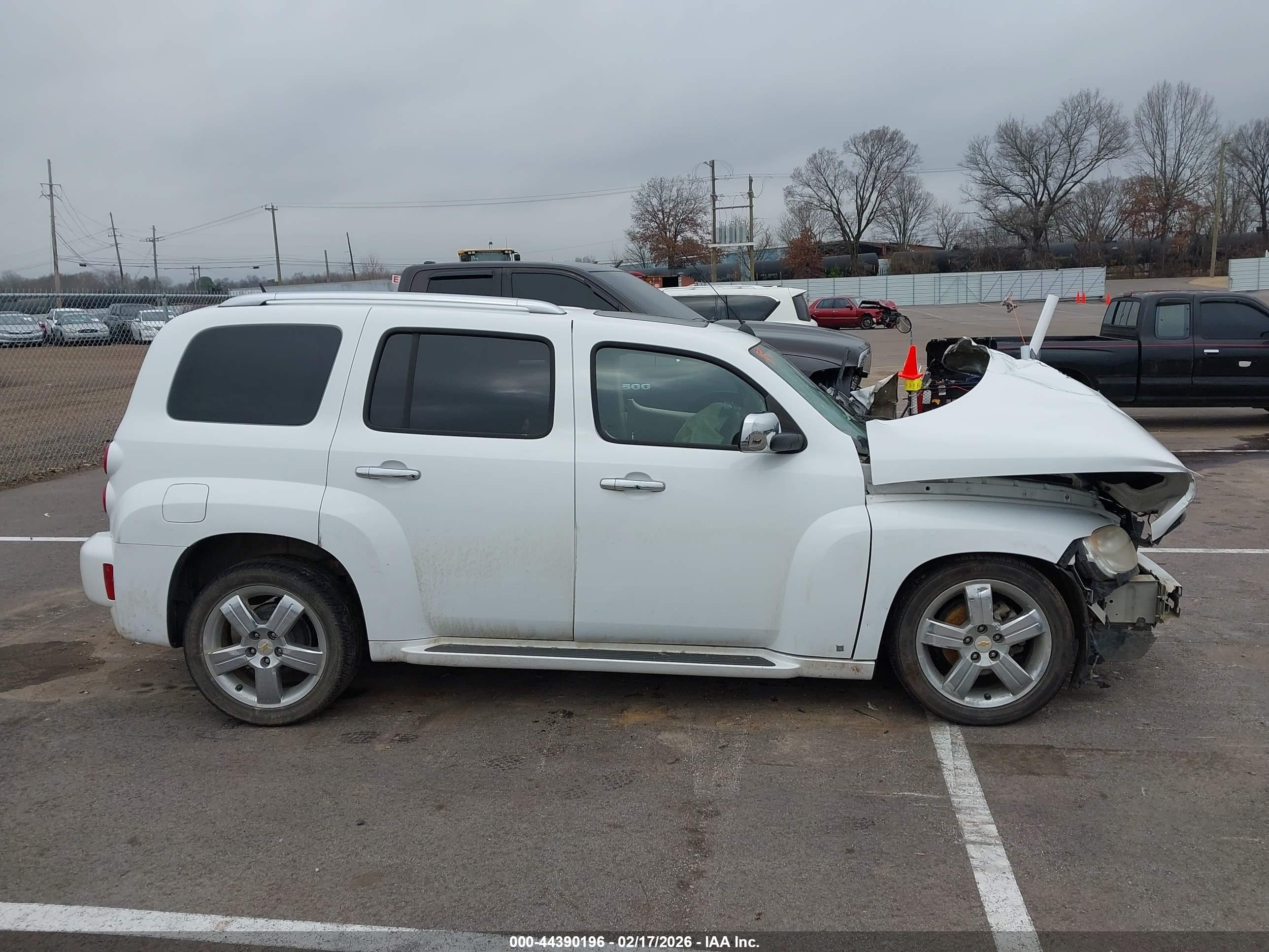 2009 Chevrolet Hhr Lt White vin: 3GNCA53V79S555829