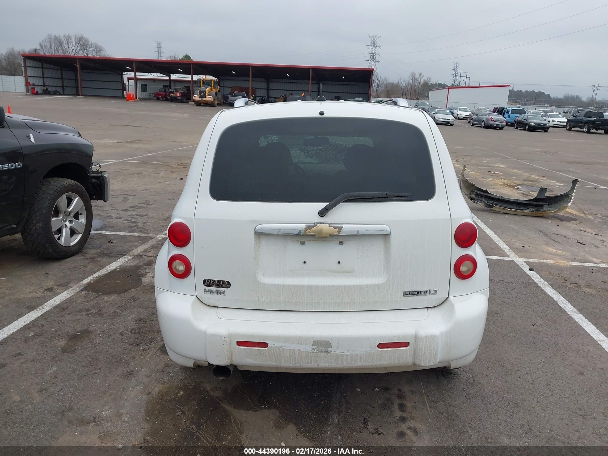 2009 Chevrolet Hhr Lt White vin: 3GNCA53V79S555829