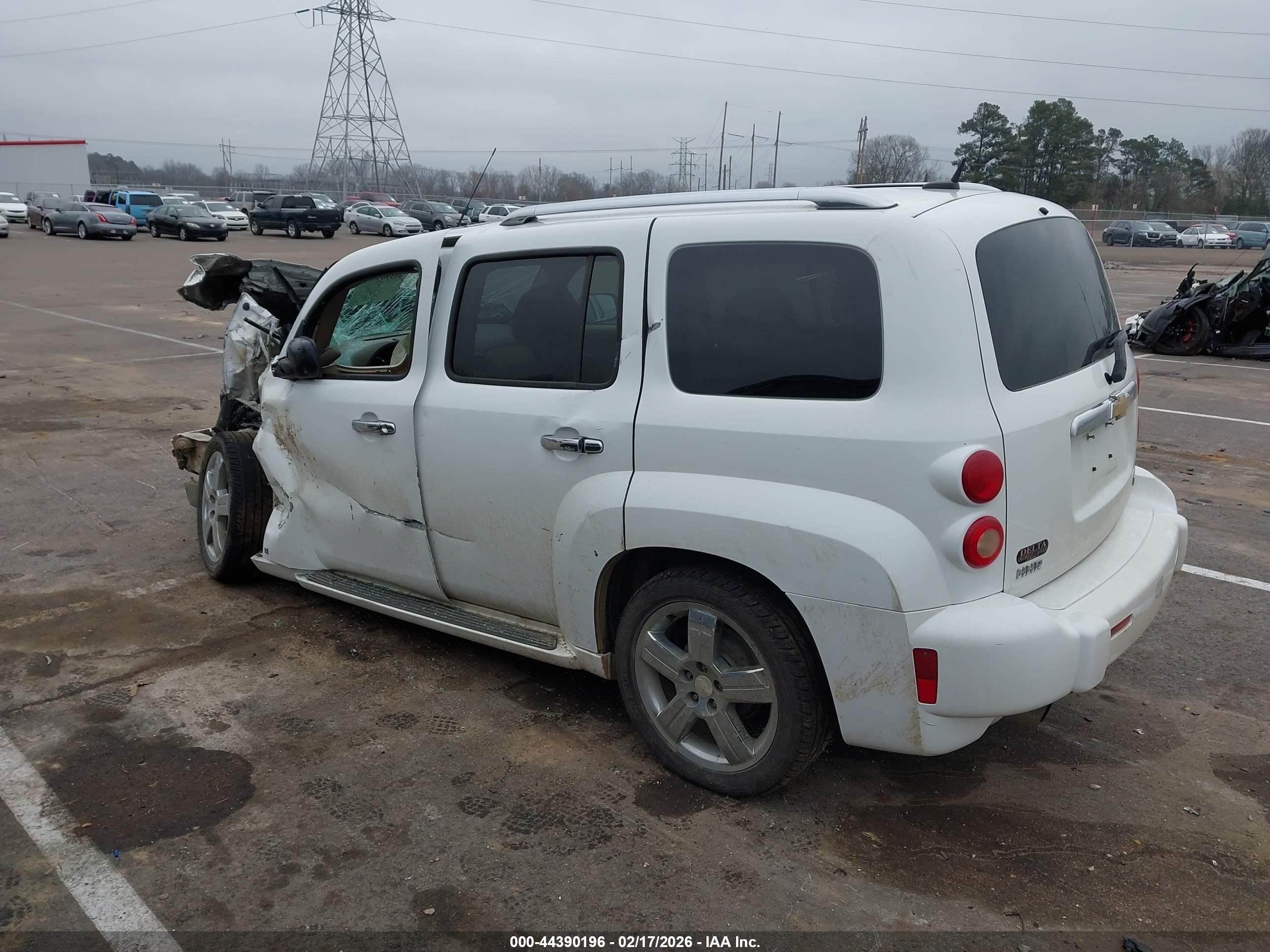 2009 Chevrolet Hhr Lt White vin: 3GNCA53V79S555829