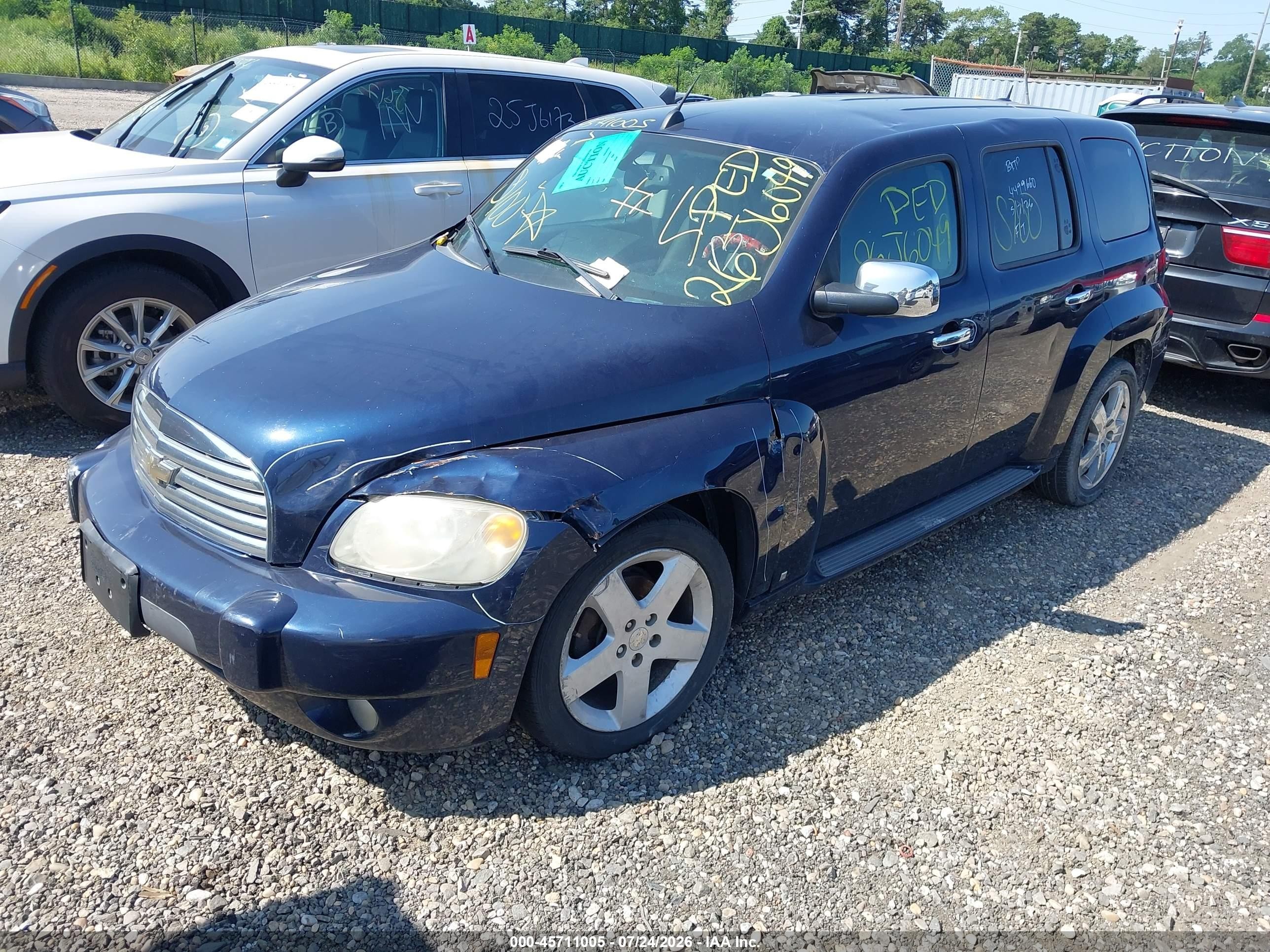 2009 Chevrolet Hhr Lt Blue vin: 3GNCA53V79S580097