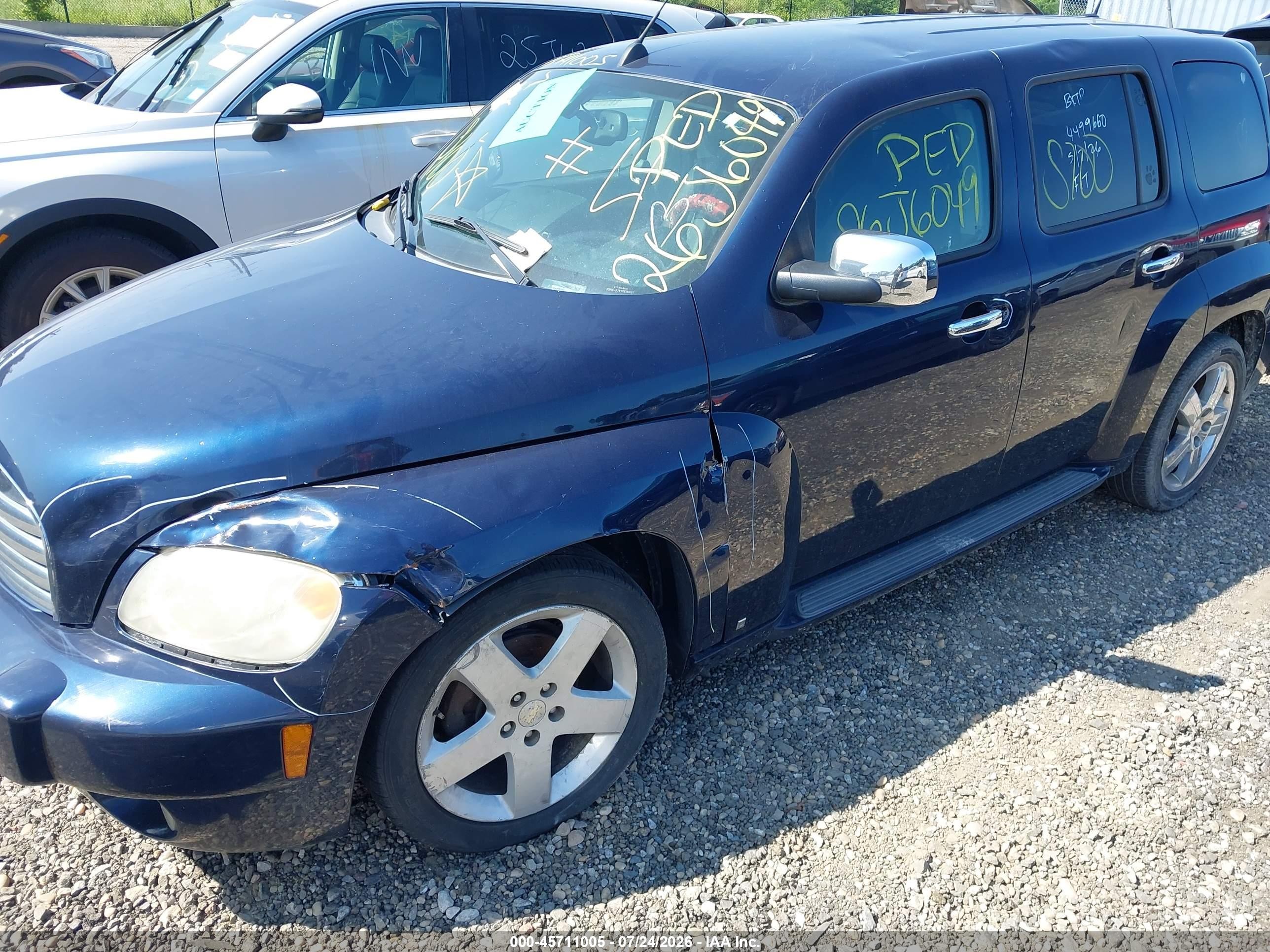 2009 Chevrolet Hhr Lt Blue vin: 3GNCA53V79S580097