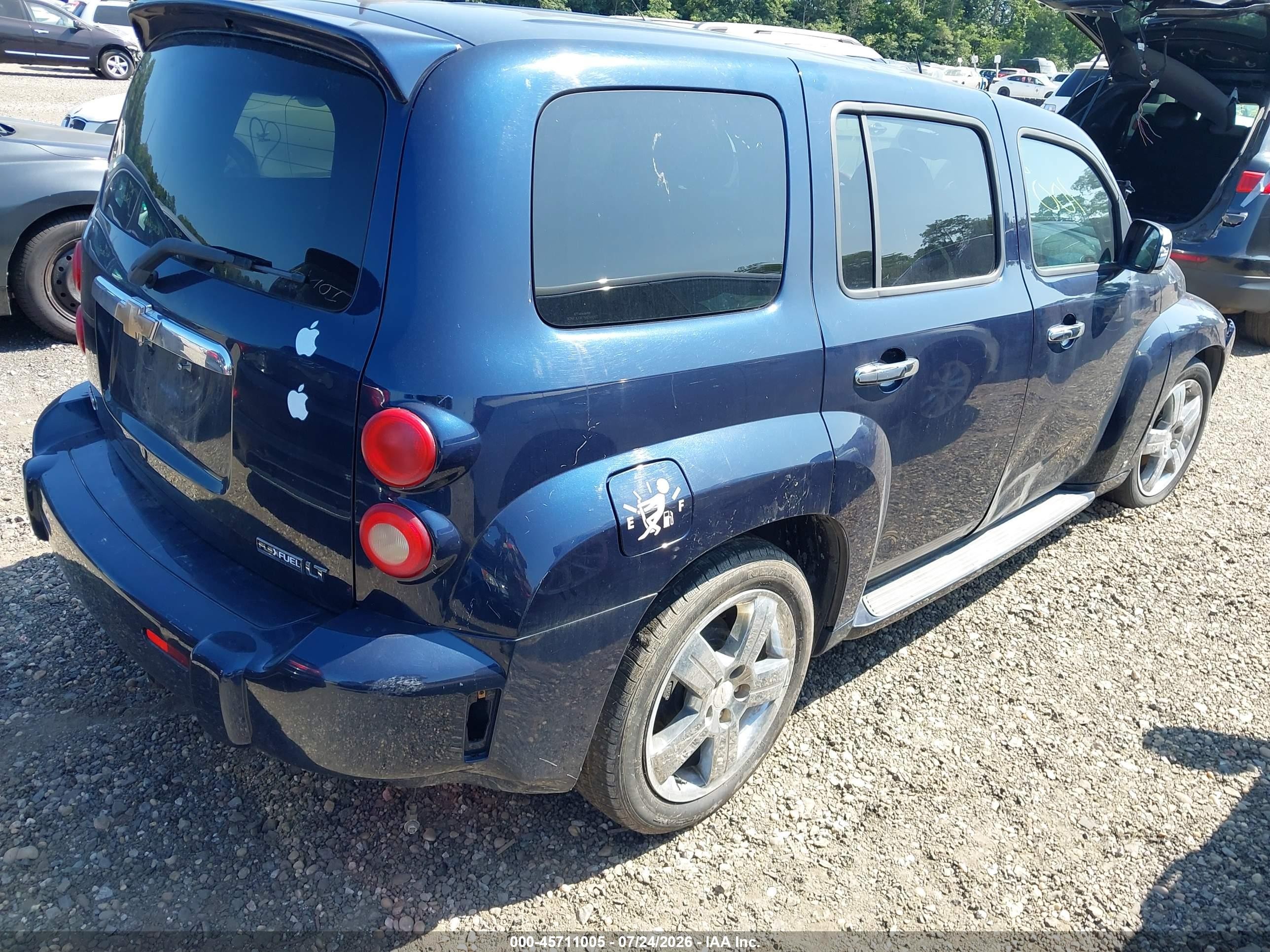 2009 Chevrolet Hhr Lt Blue vin: 3GNCA53V79S580097