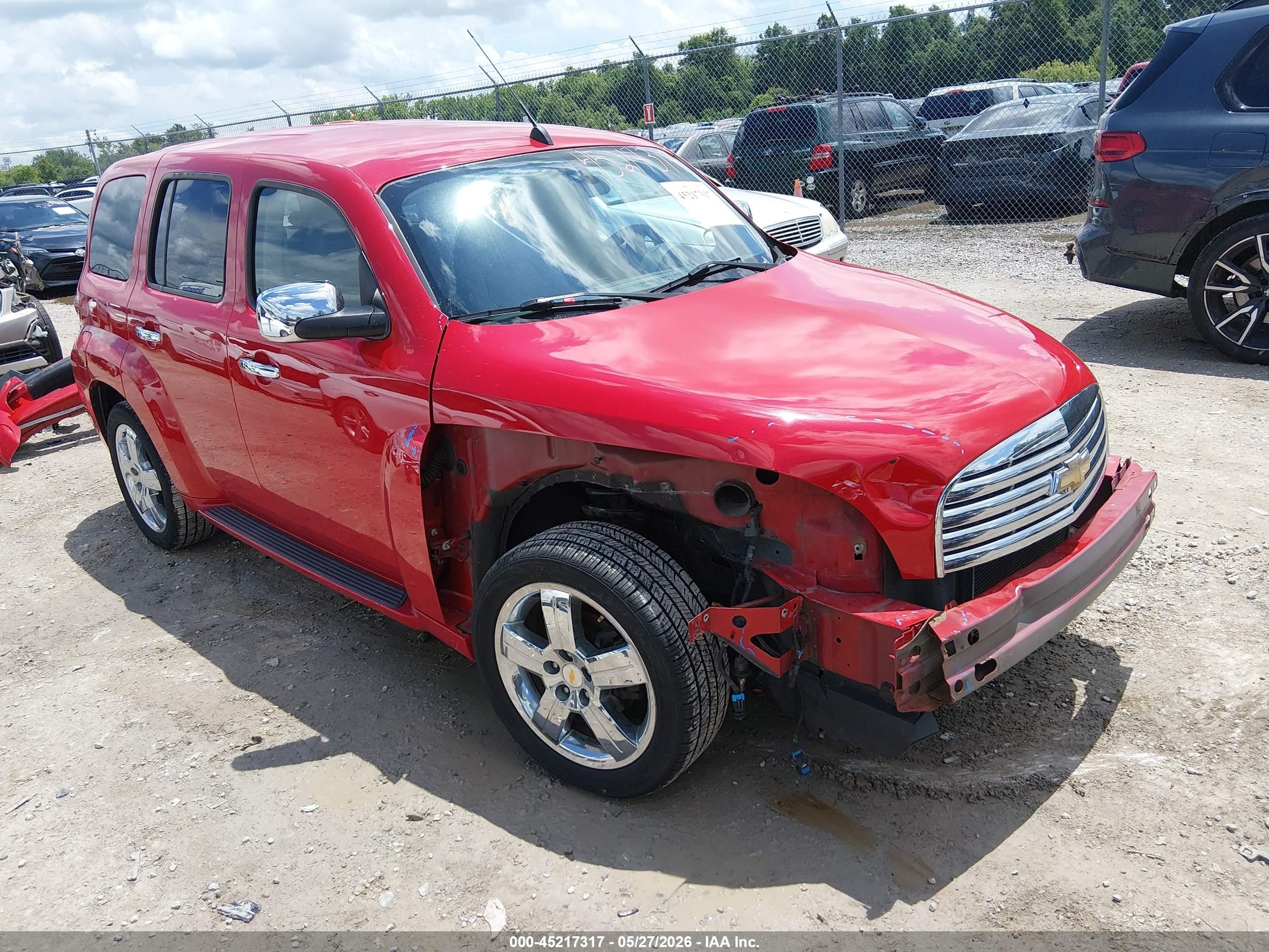 2009 Chevrolet Hhr Lt Red vin: 3GNCA53VX9S646013