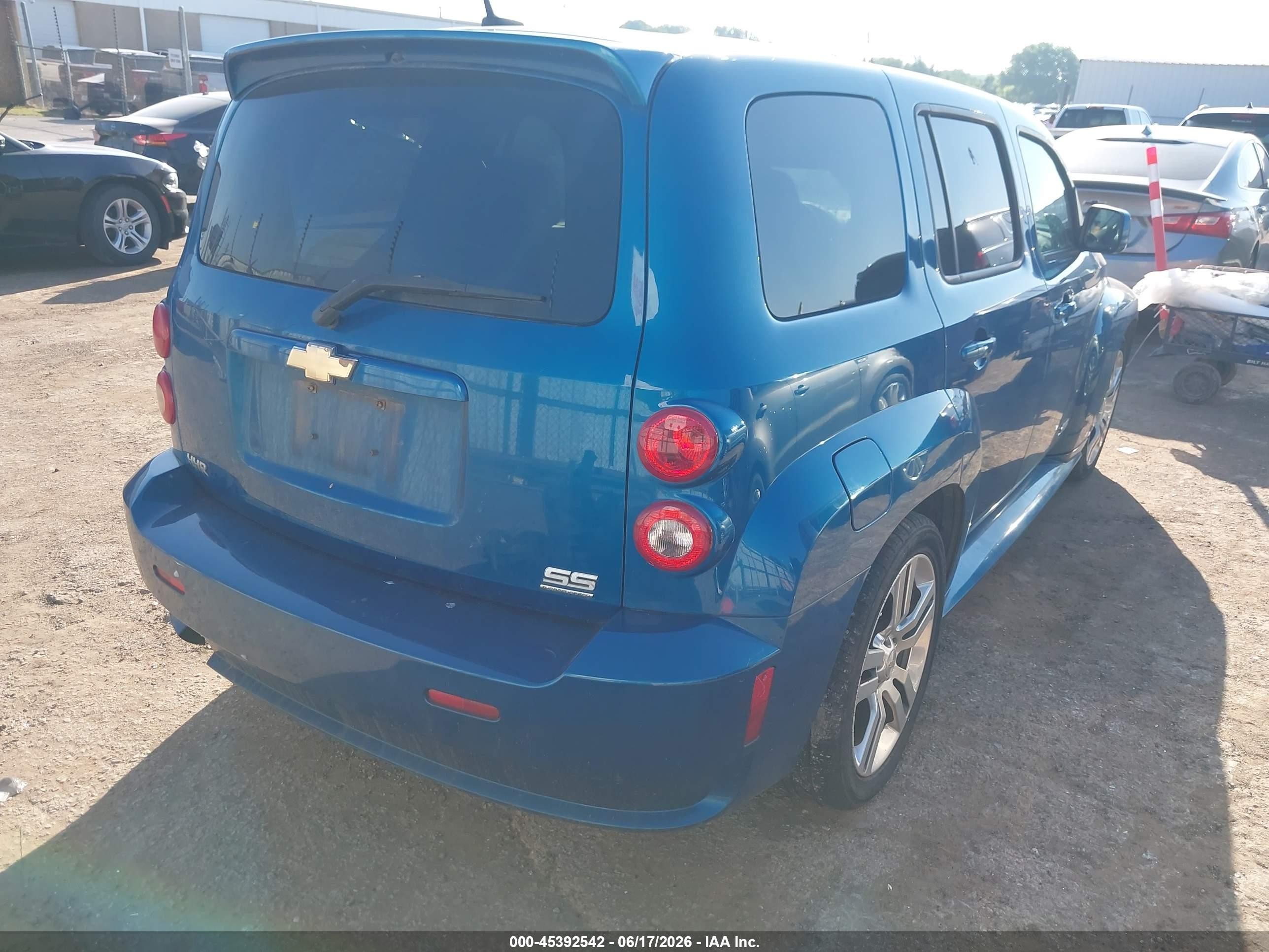 2009 Chevrolet Hhr Ss Blue vin: 3GNCA63X79S564344