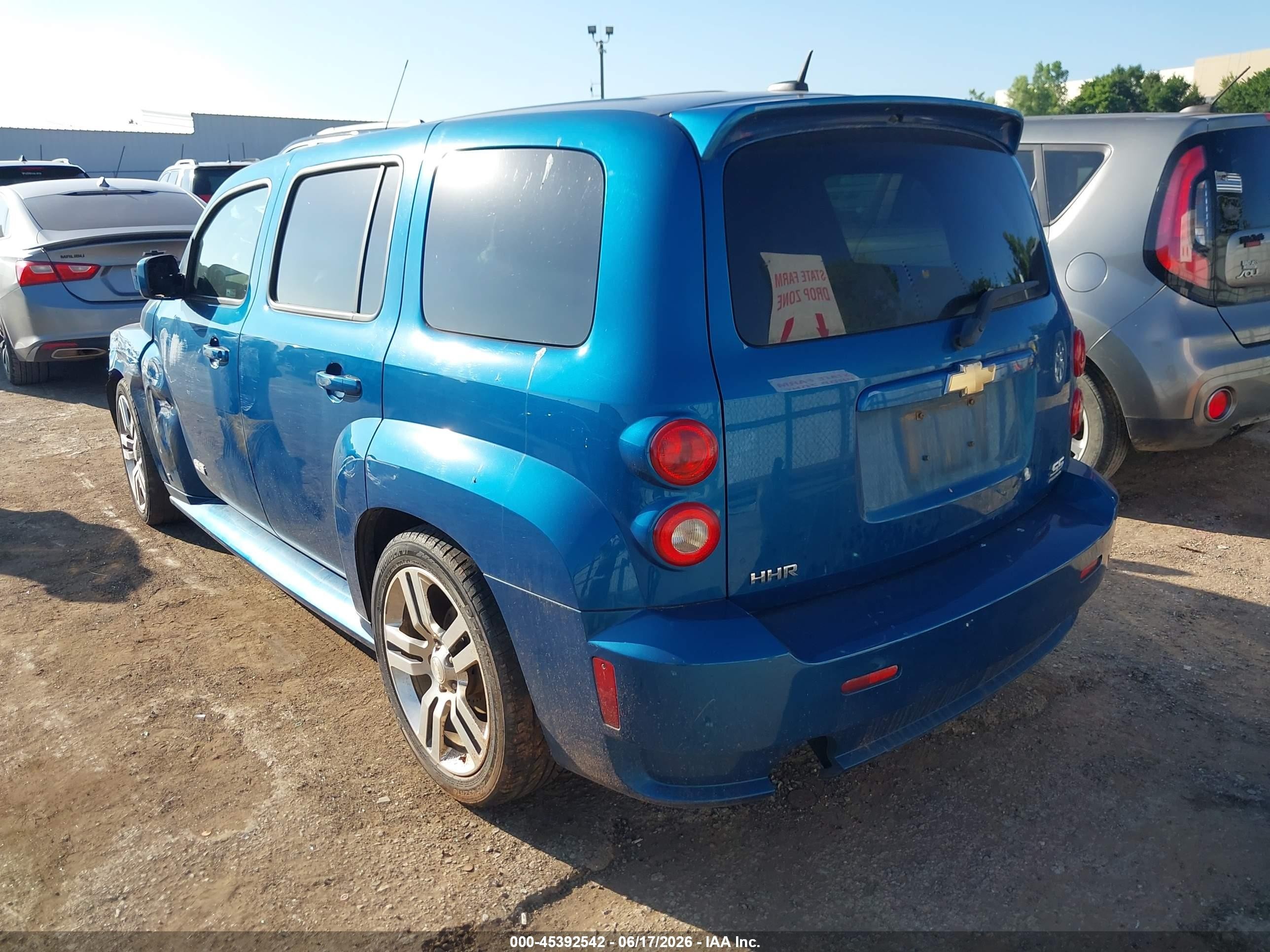 2009 Chevrolet Hhr Ss Blue vin: 3GNCA63X79S564344