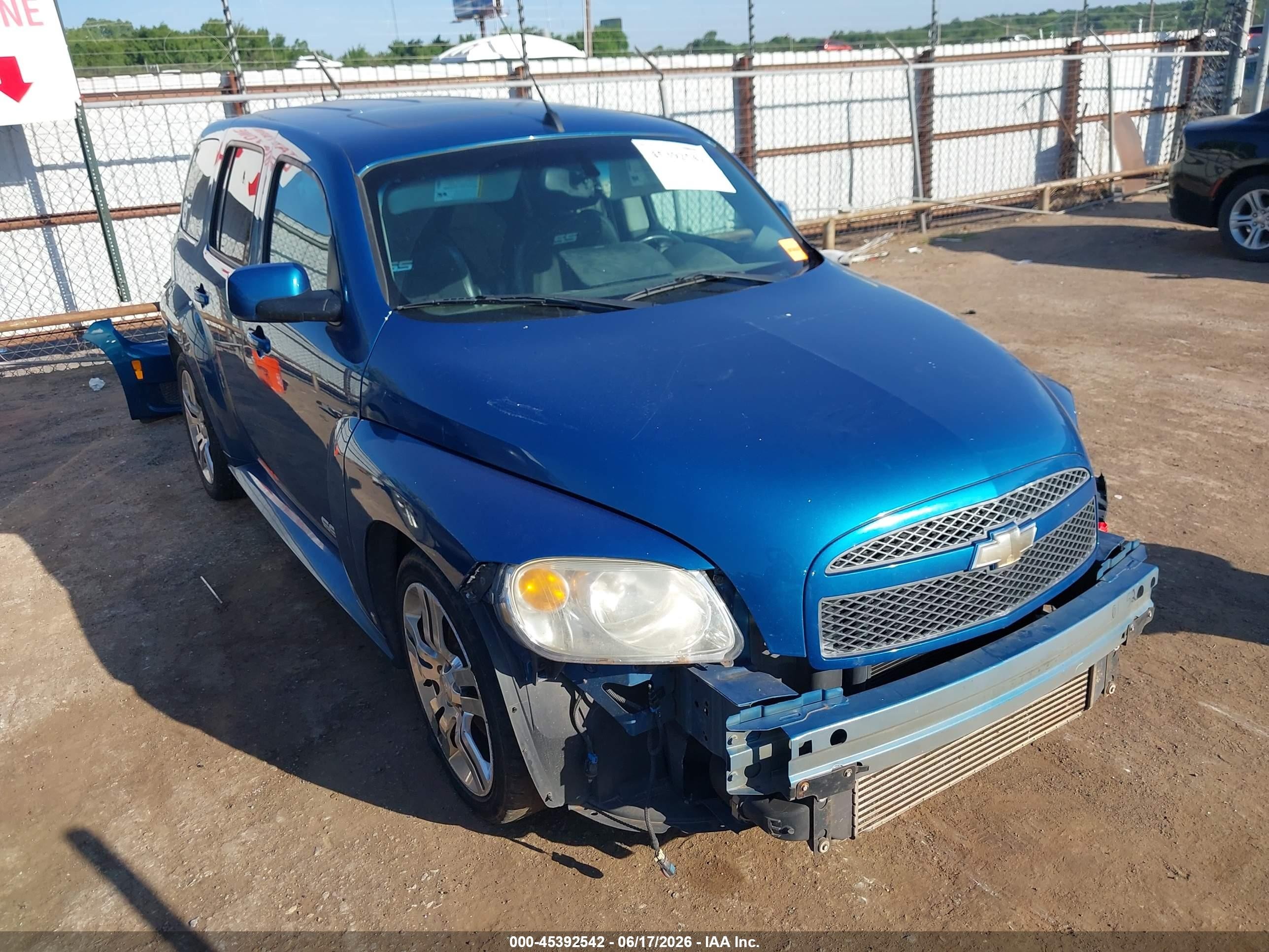 2009 Chevrolet Hhr Ss Синий vin: 3GNCA63X79S564344