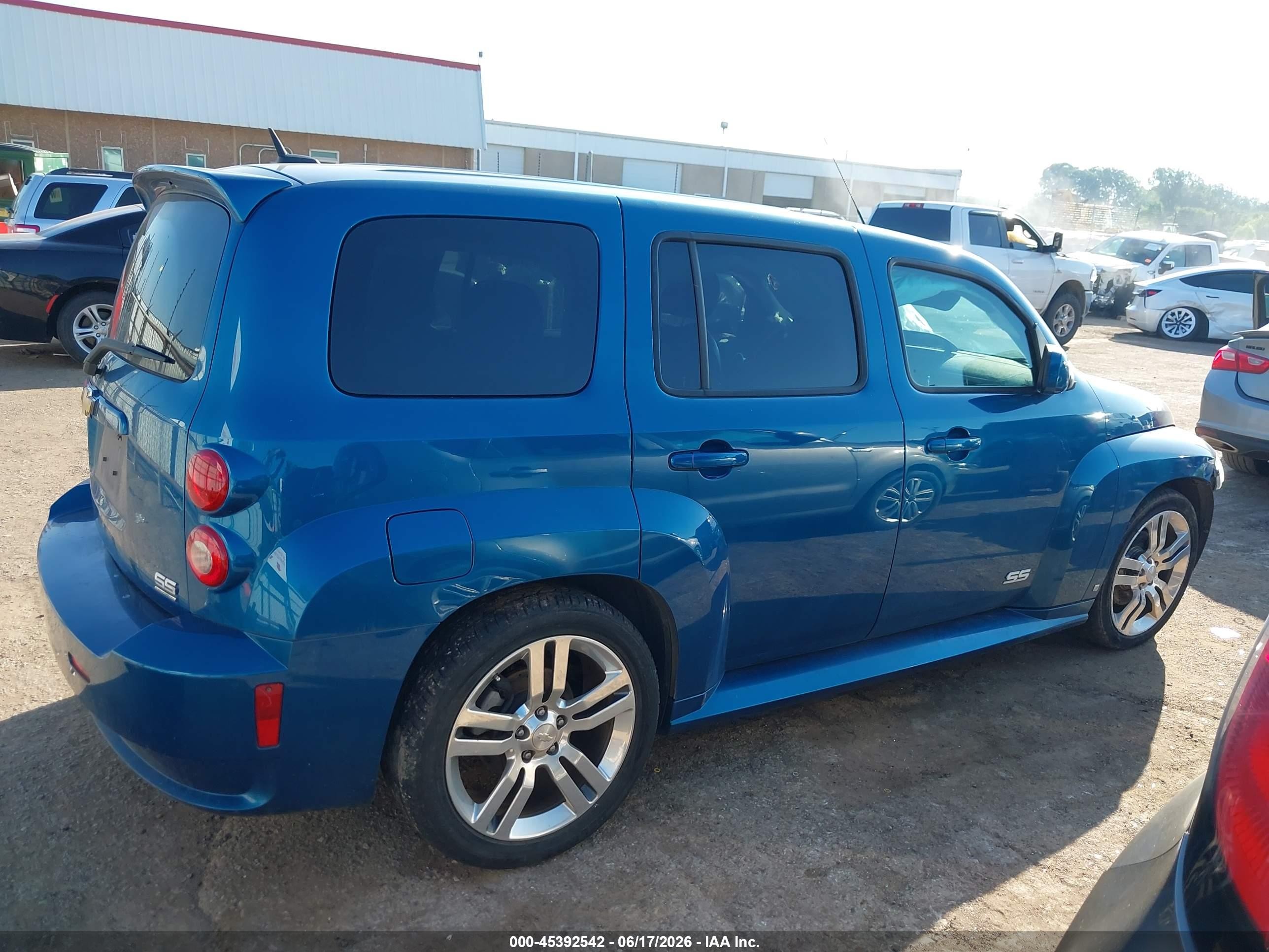 2009 Chevrolet Hhr Ss Blue vin: 3GNCA63X79S564344