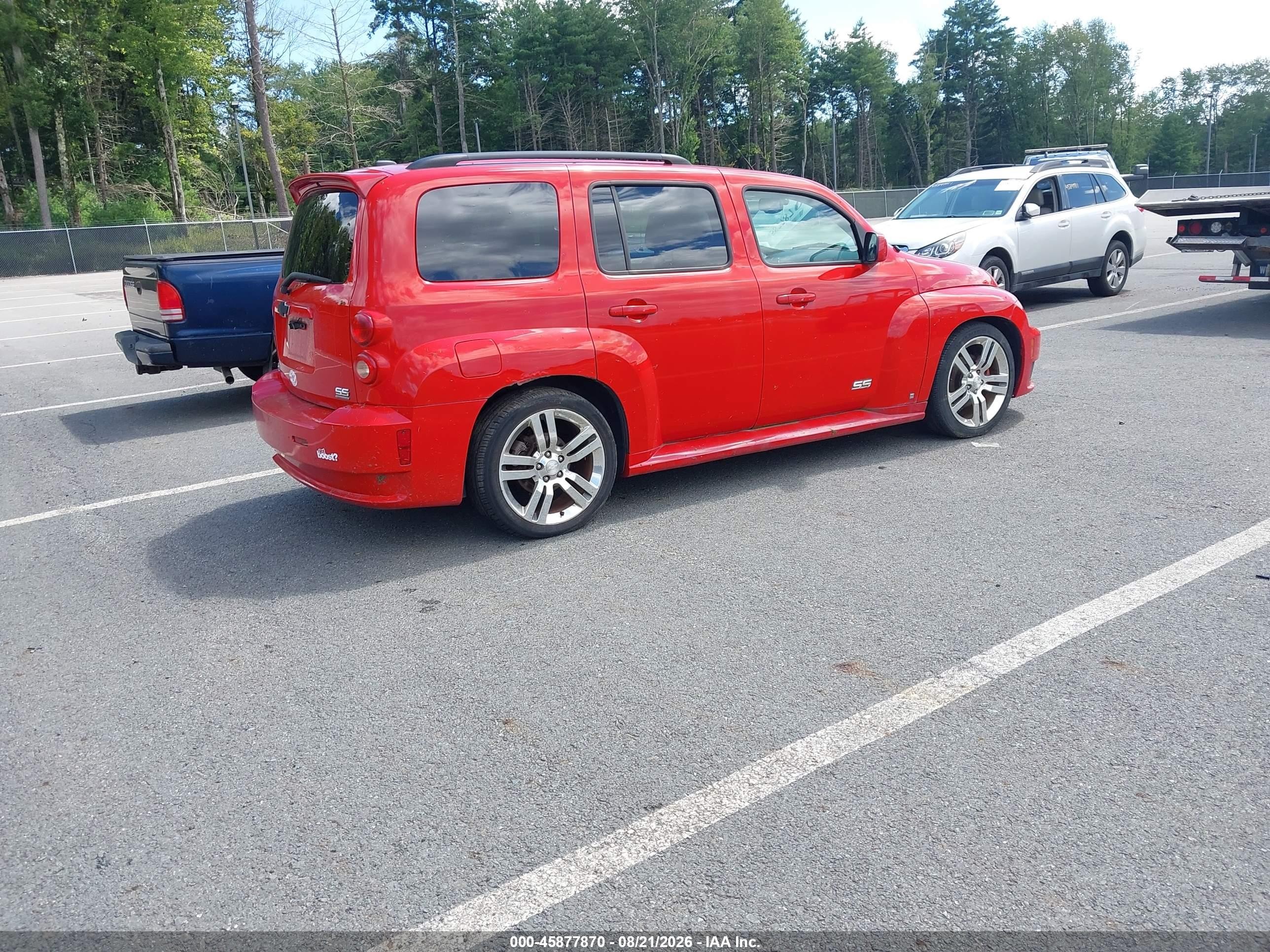 2009 Chevrolet Hhr Ss Red vin: 3GNCA63X99S511144