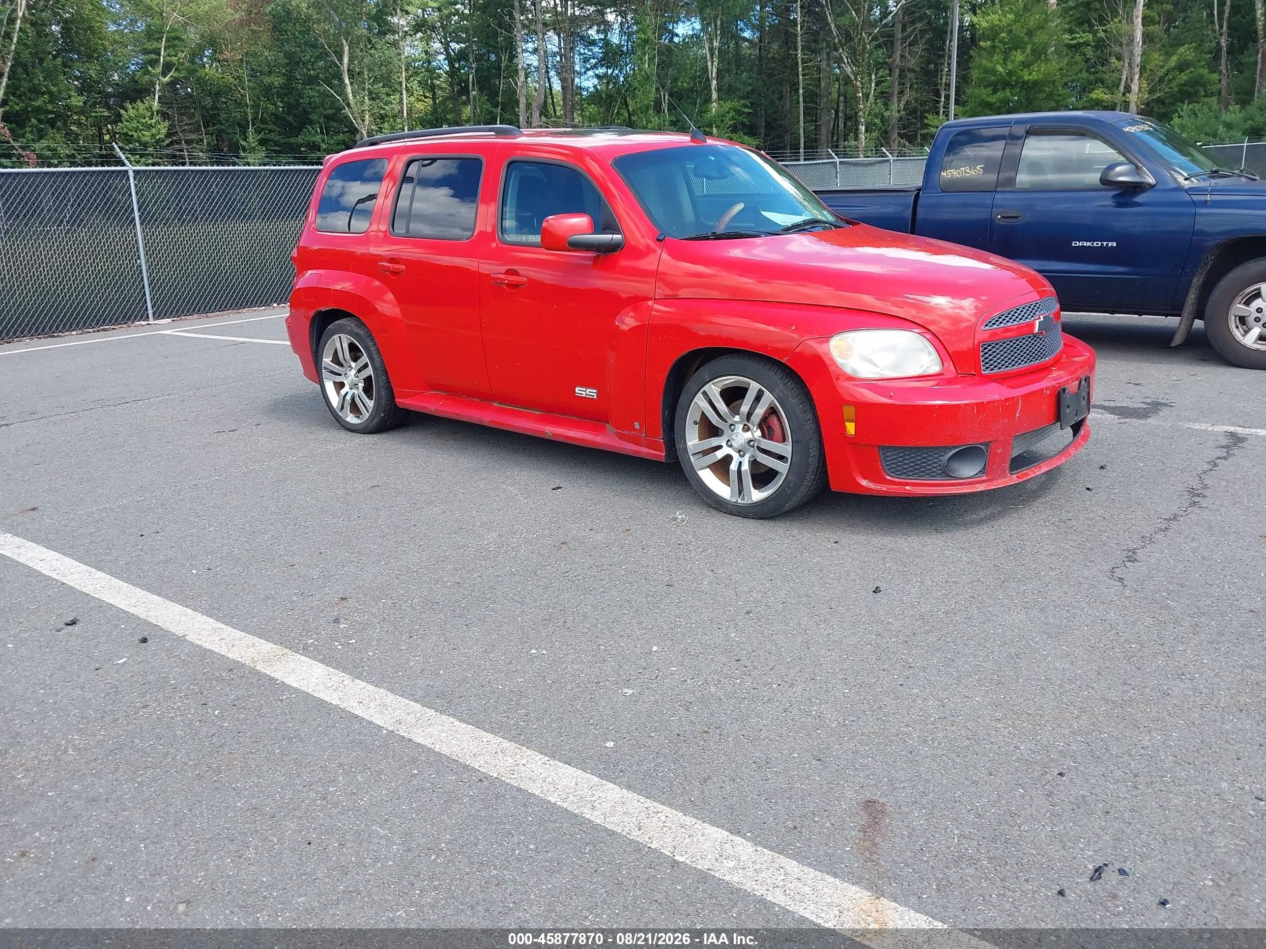 2009 Chevrolet Hhr Ss Red vin: 3GNCA63X99S511144