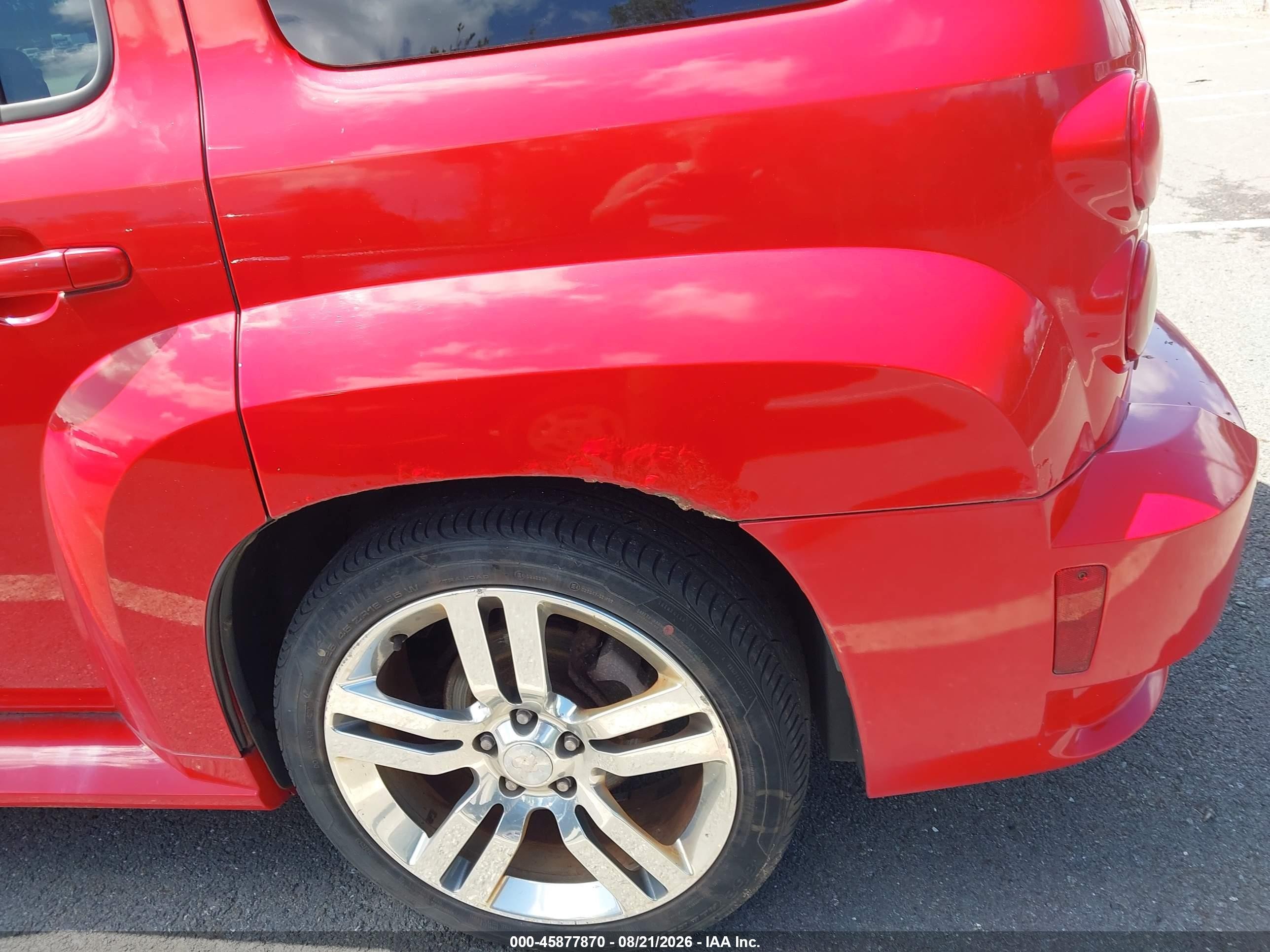 2009 Chevrolet Hhr Ss Red vin: 3GNCA63X99S511144
