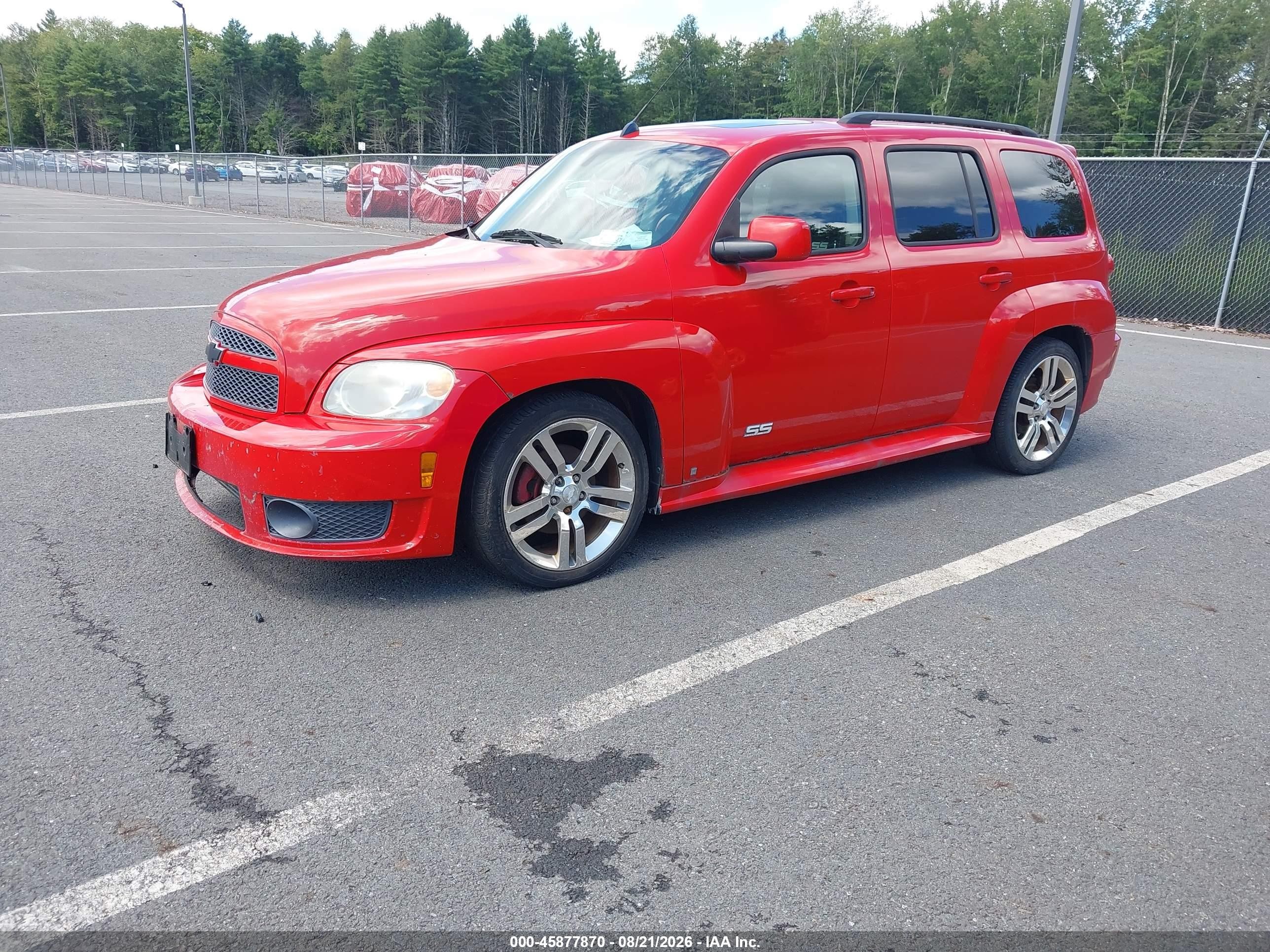 2009 Chevrolet Hhr Ss Red vin: 3GNCA63X99S511144