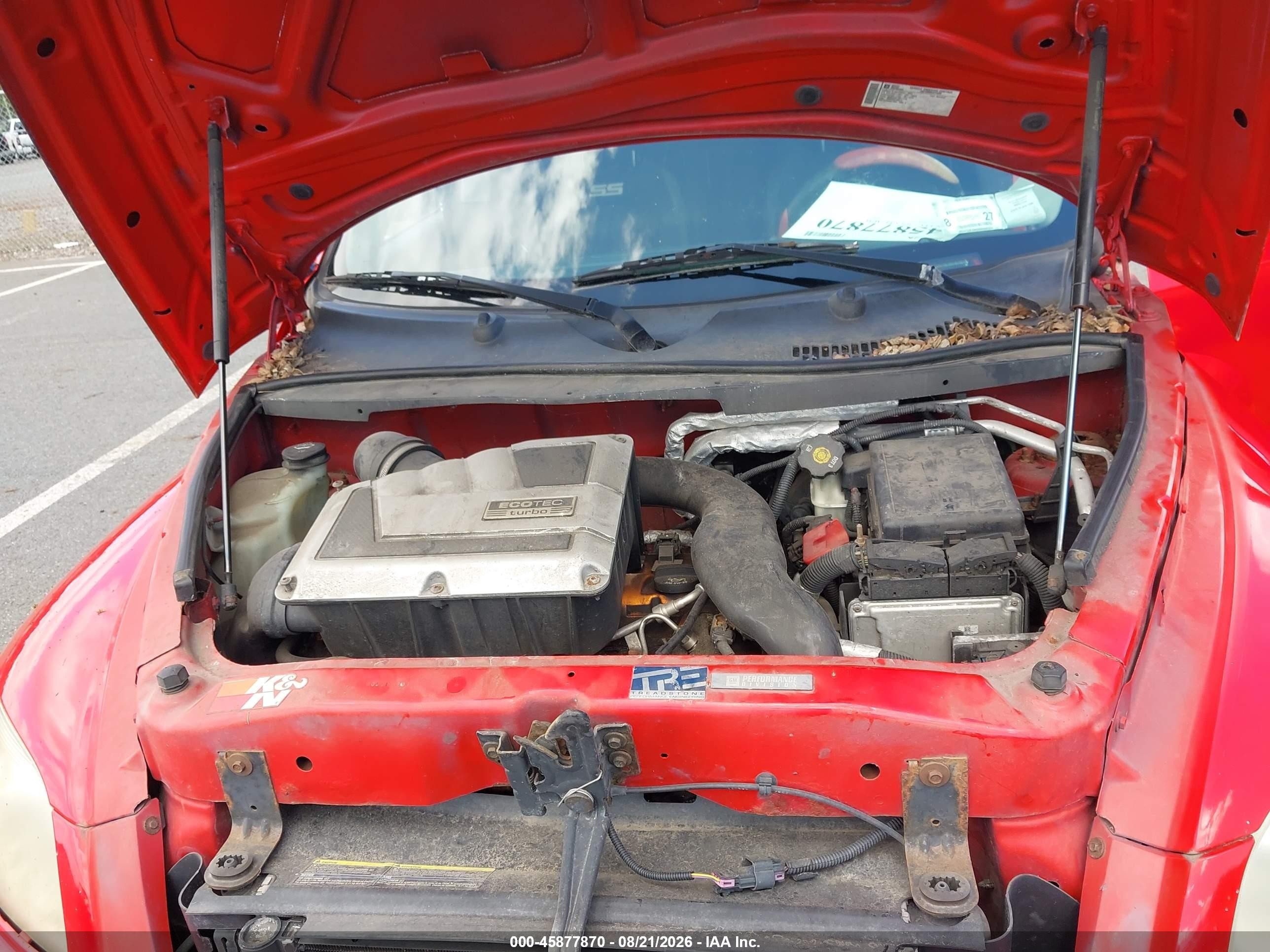 2009 Chevrolet Hhr Ss Red vin: 3GNCA63X99S511144