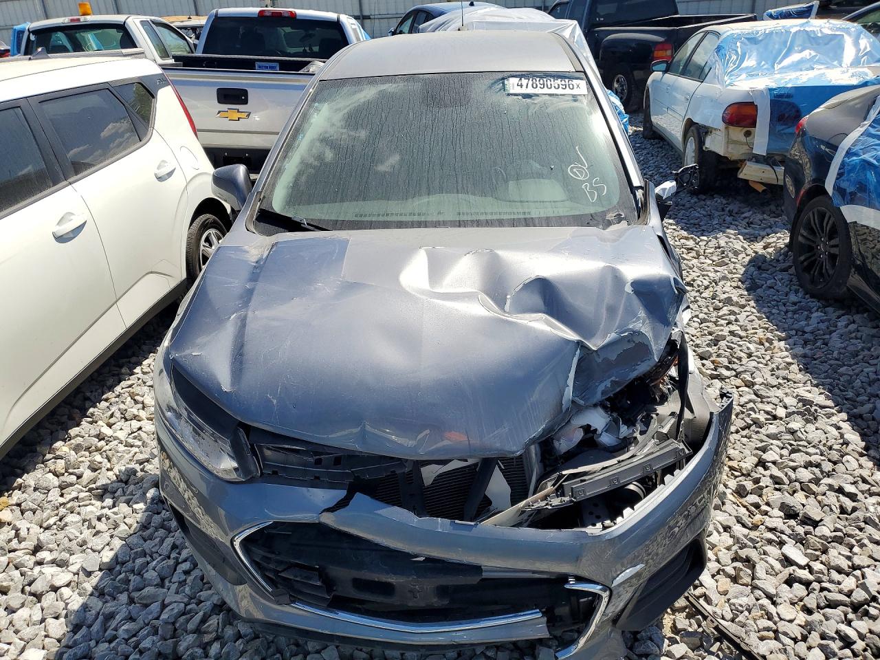 2020 Chevrolet Trax Ls Gray vin: 3GNCJKSB1LL288517
