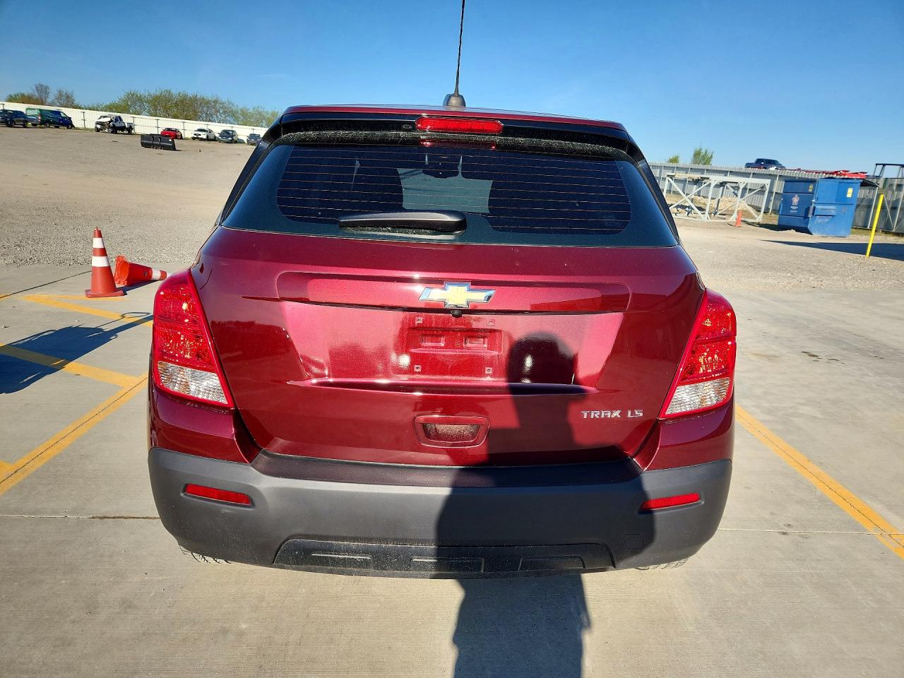 2016 Chevrolet Trax Ls Red vin: 3GNCJKSB2GL249120