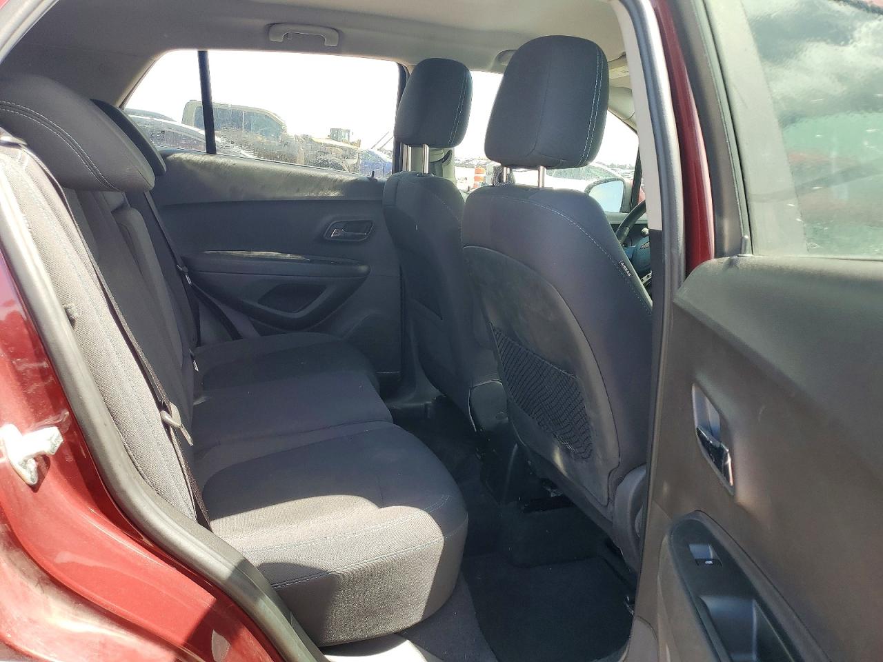 2016 Chevrolet Trax Ls Burgundy vin: 3GNCJKSB3GL238367
