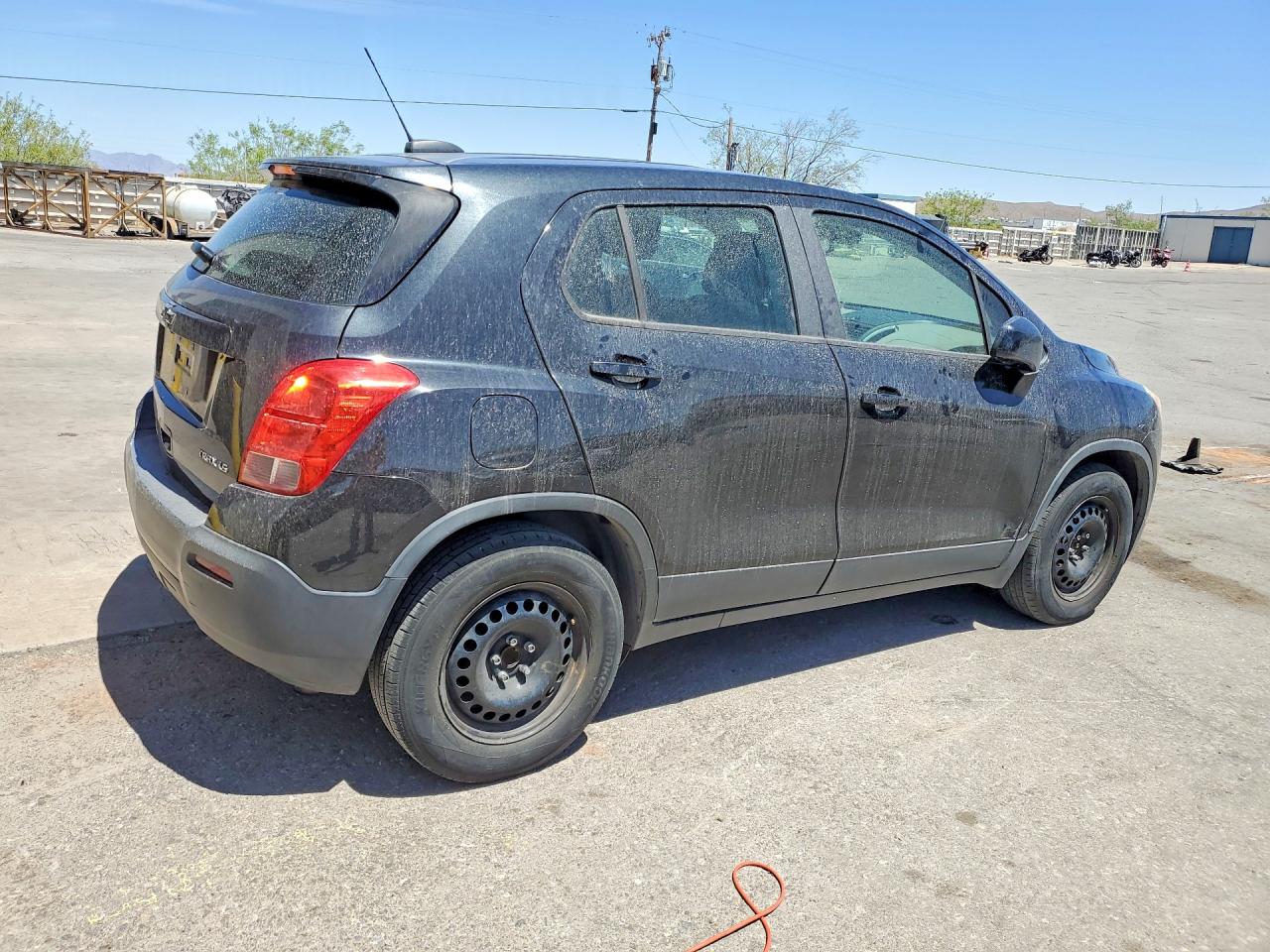 2015 Chevrolet Trax Ls Black vin: 3GNCJKSB4FL254625