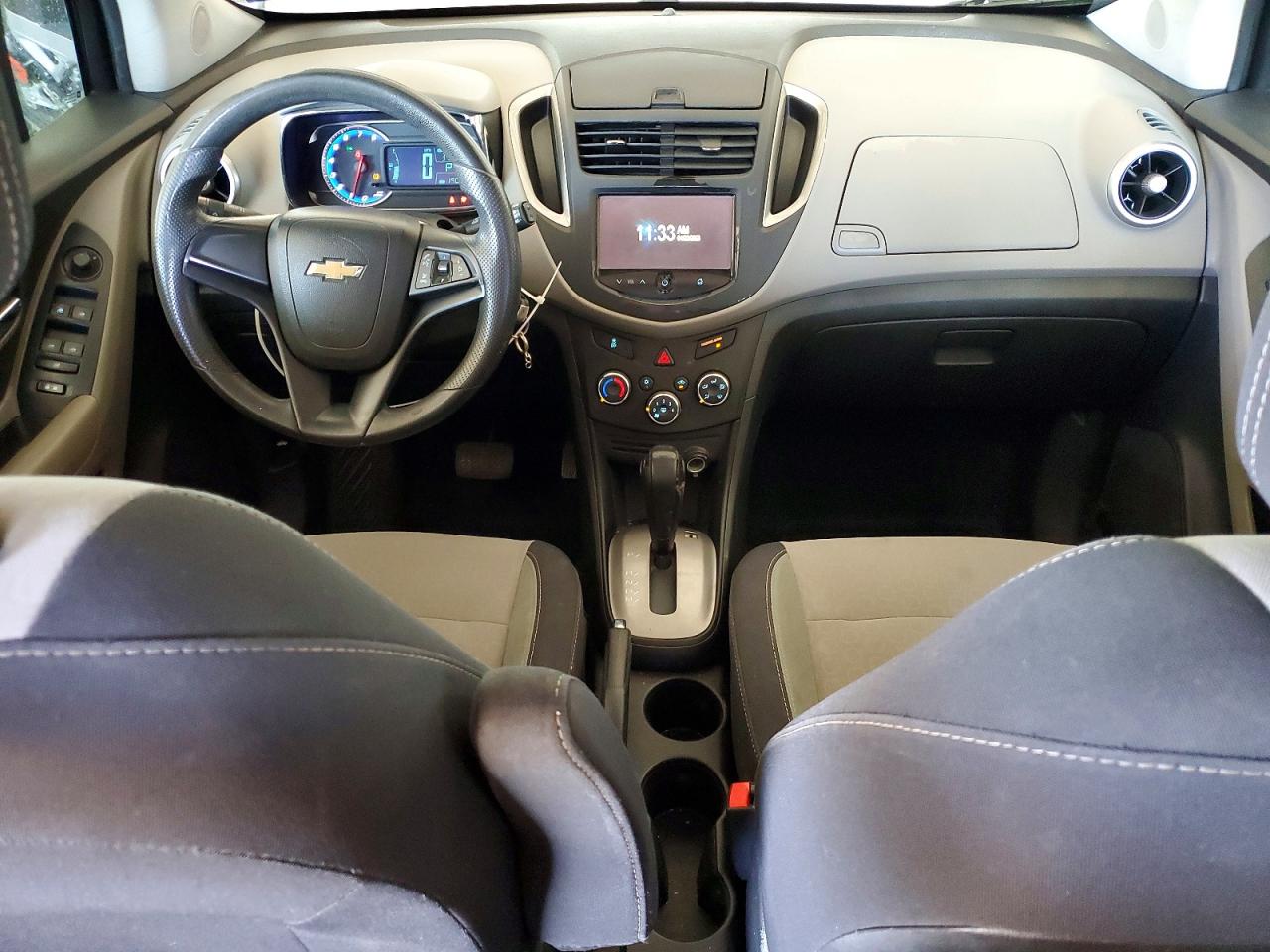 2015 Chevrolet Trax Ls Black vin: 3GNCJKSB4FL254625