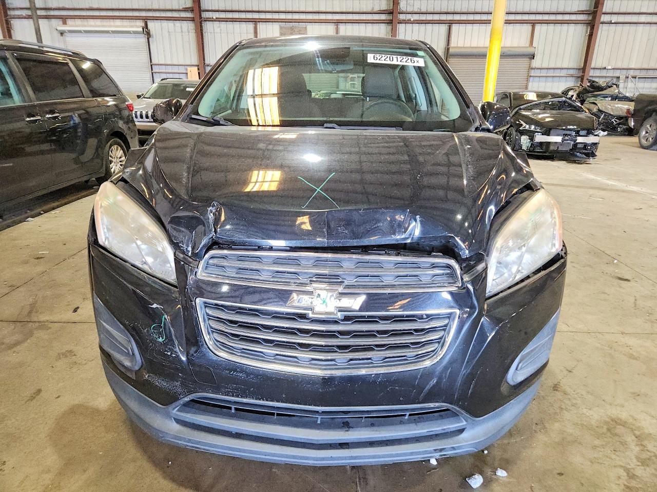 2015 Chevrolet Trax Ls Black vin: 3GNCJKSB5FL230155