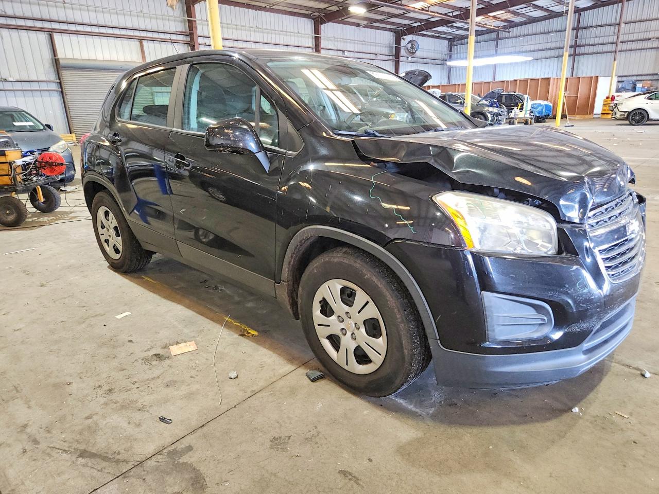 2015 Chevrolet Trax Ls Black vin: 3GNCJKSB5FL230155