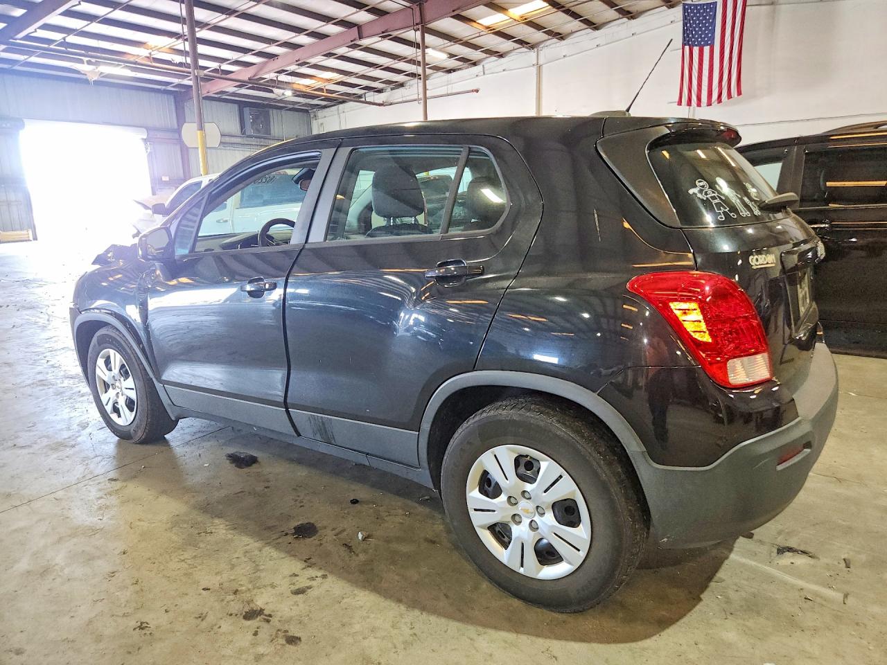 2015 Chevrolet Trax Ls Black vin: 3GNCJKSB5FL230155