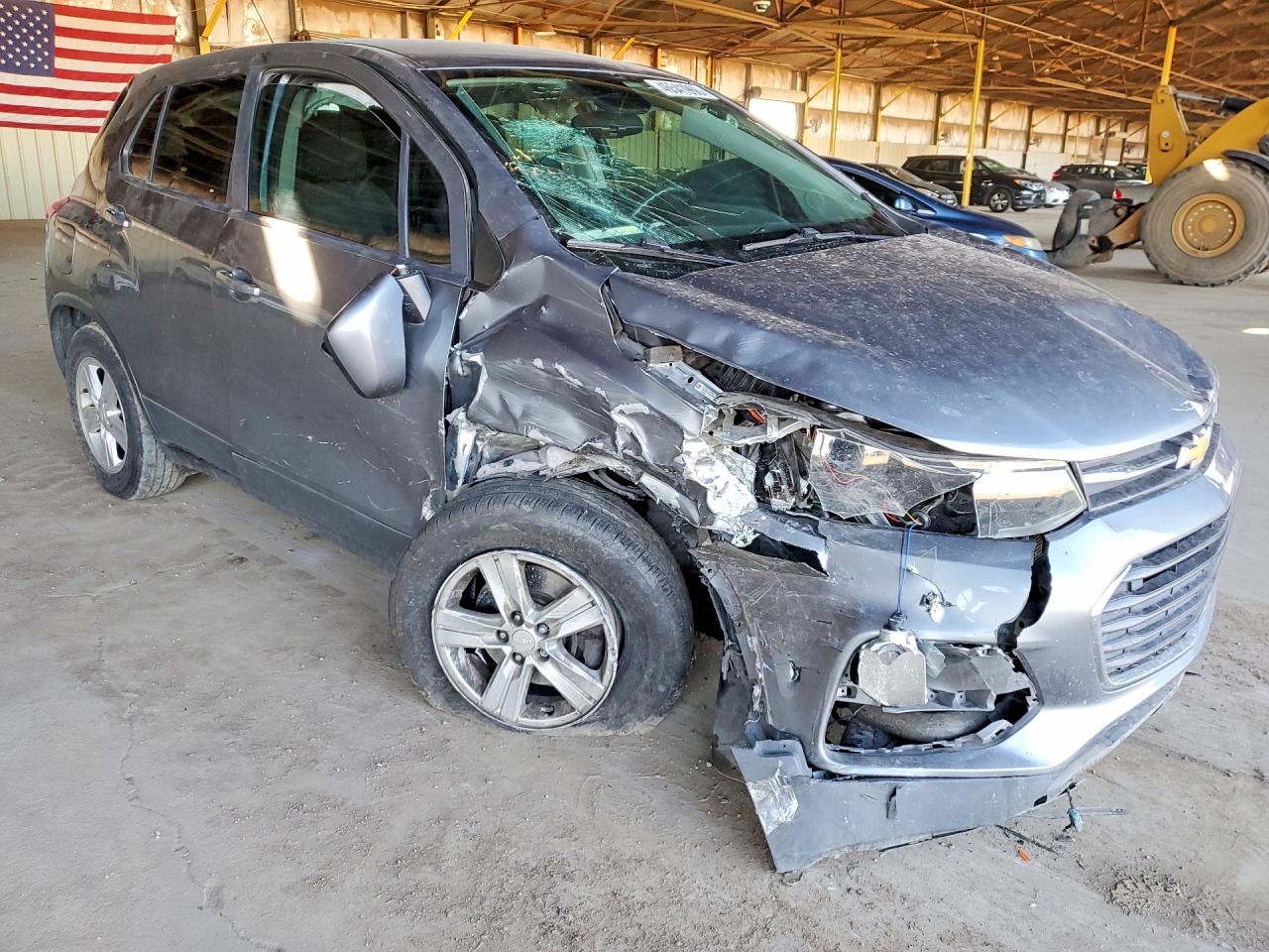 2020 Chevrolet Trax Ls Серый vin: 3GNCJKSB5LL215585
