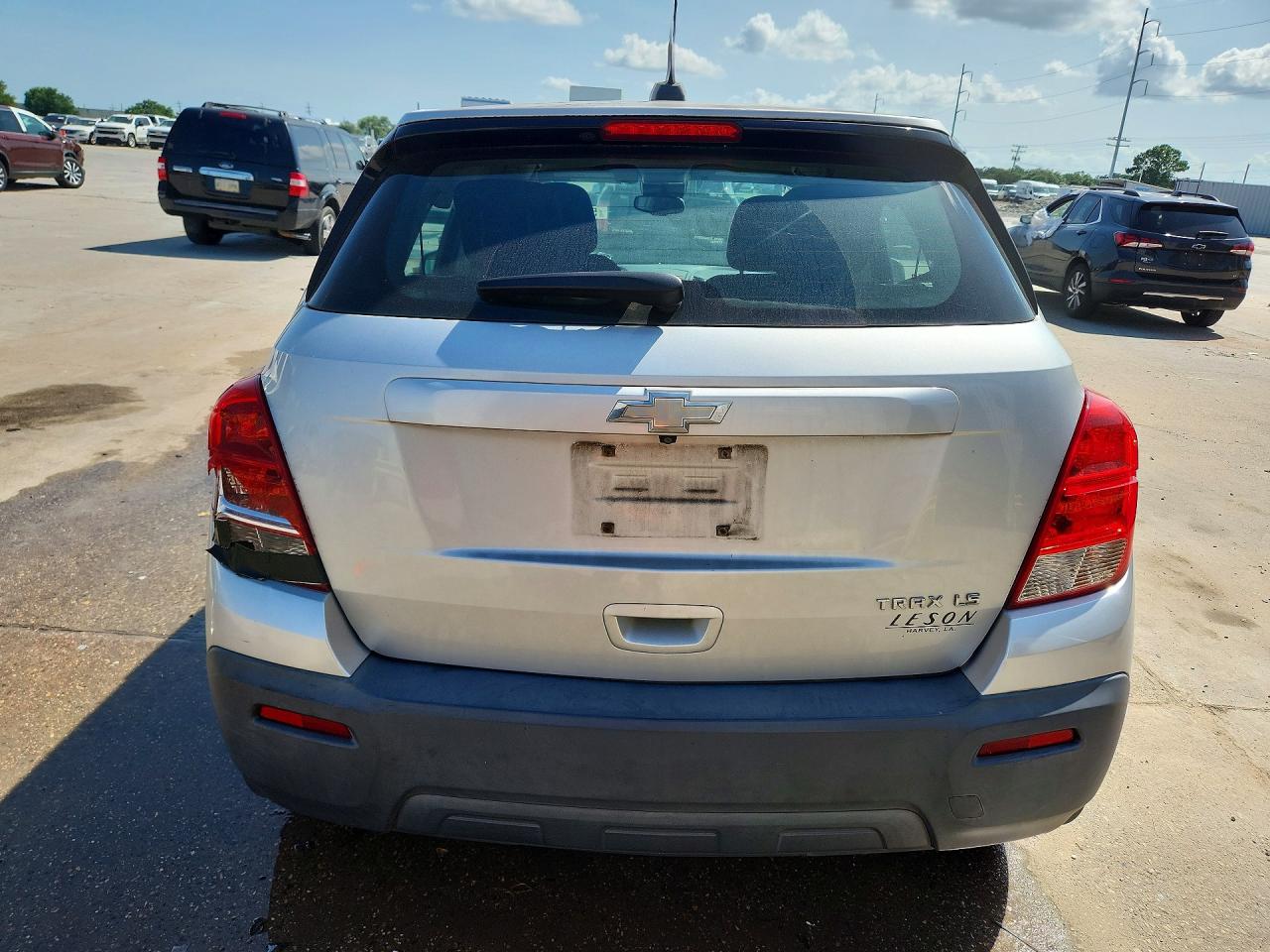 2015 Chevrolet Trax Ls Silver vin: 3GNCJKSB8FL242980