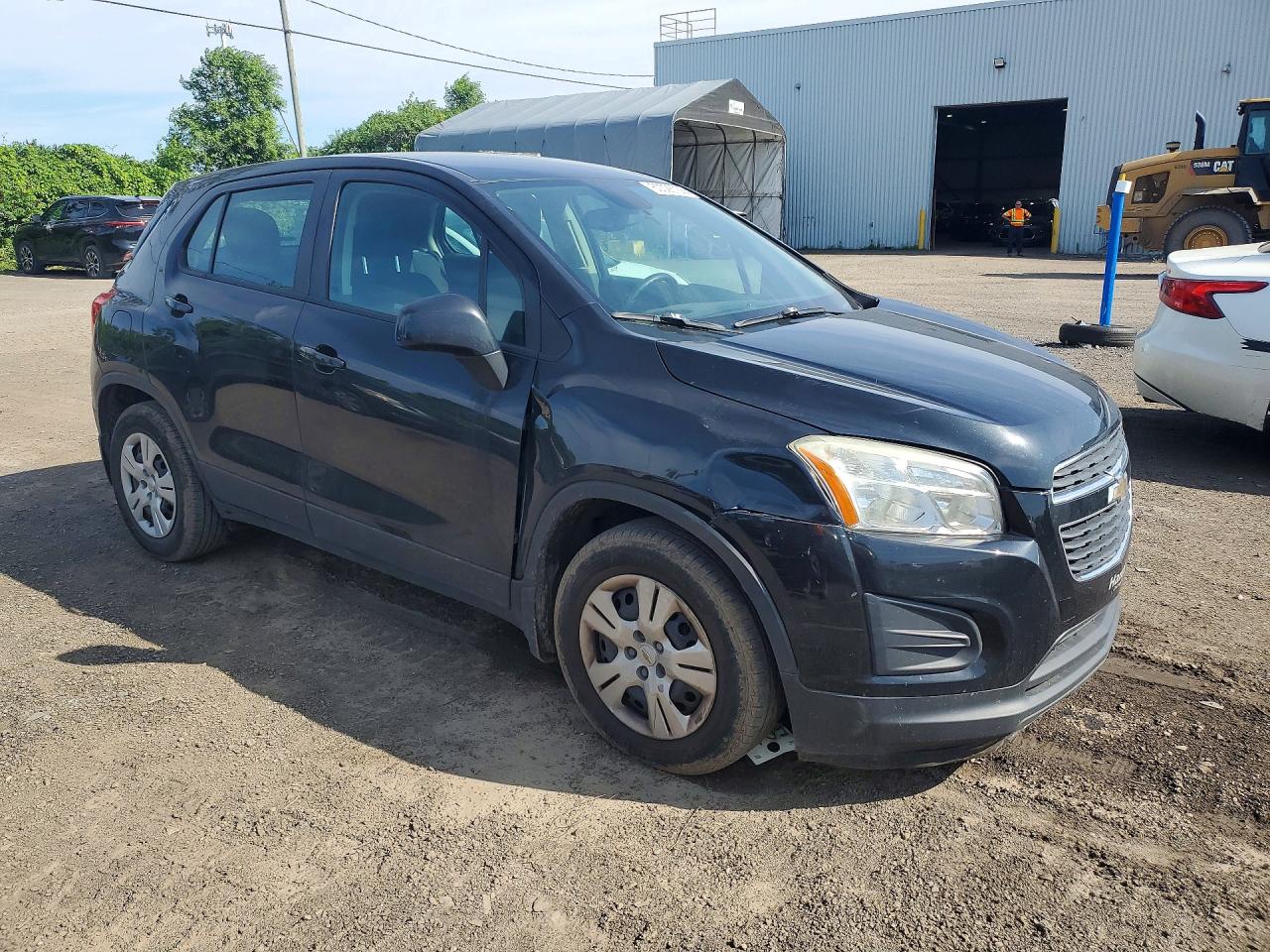 2015 Chevrolet Trax Ls Charcoal vin: 3GNCJKSBXFL179087