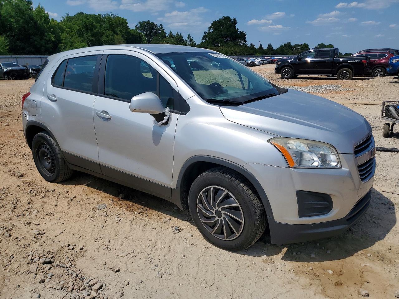 2015 Chevrolet Trax Silver vin: 3GNCJKSBXFL255598