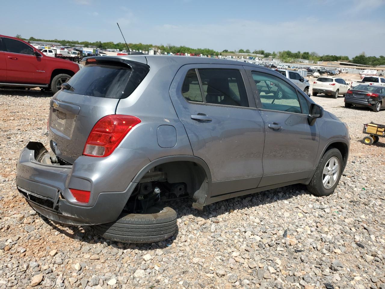 2020 Chevrolet Trax Gray vin: 3GNCJKSBXLL140690