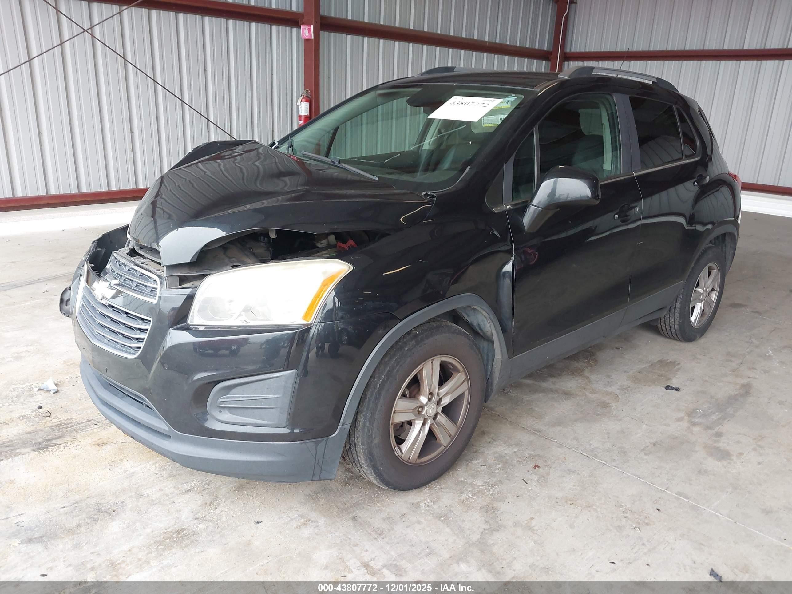 2015 Chevrolet Trax Lt Черный vin: 3GNCJLSB1FL245998
