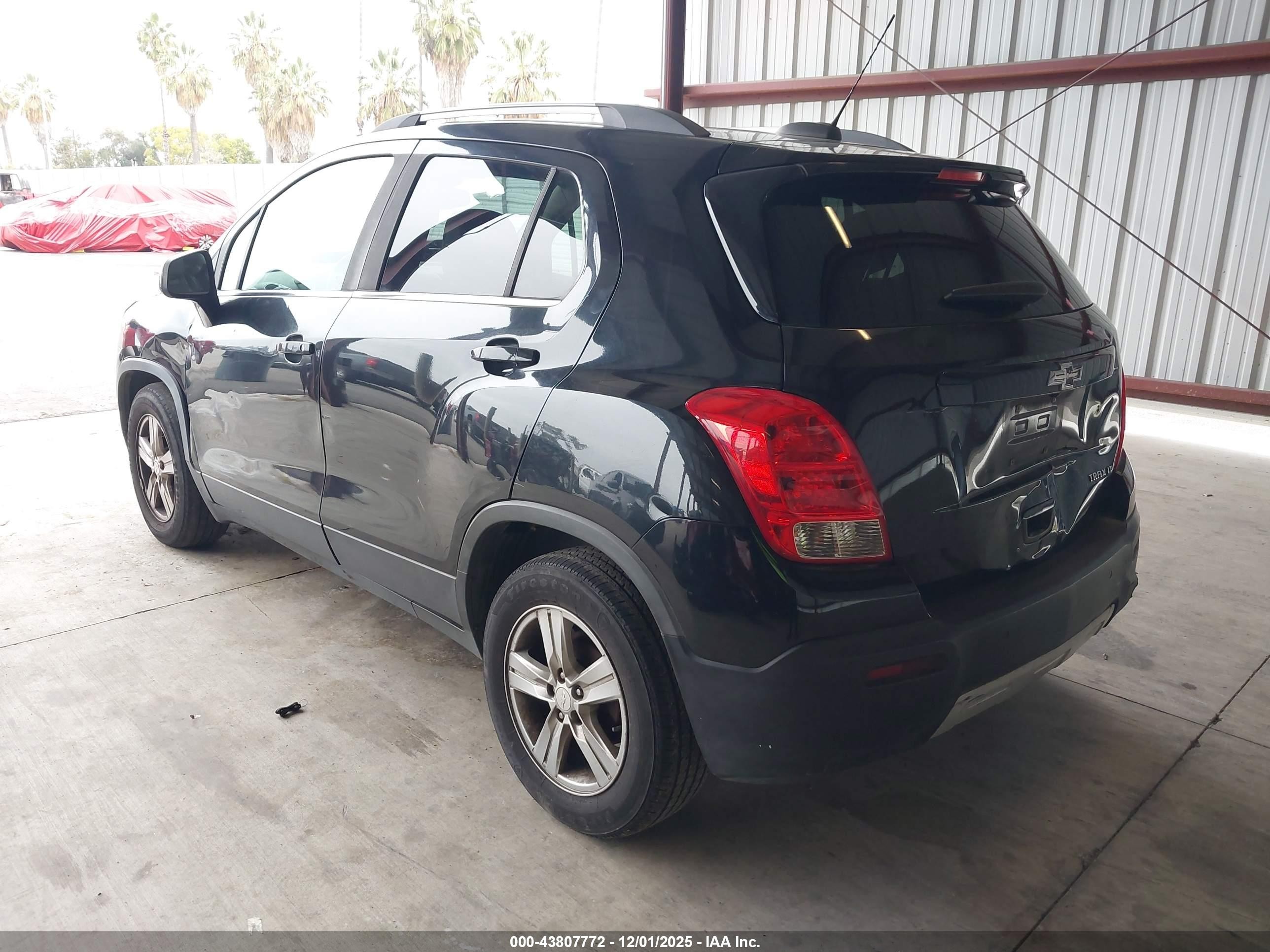 2015 Chevrolet Trax Lt Черный vin: 3GNCJLSB1FL245998