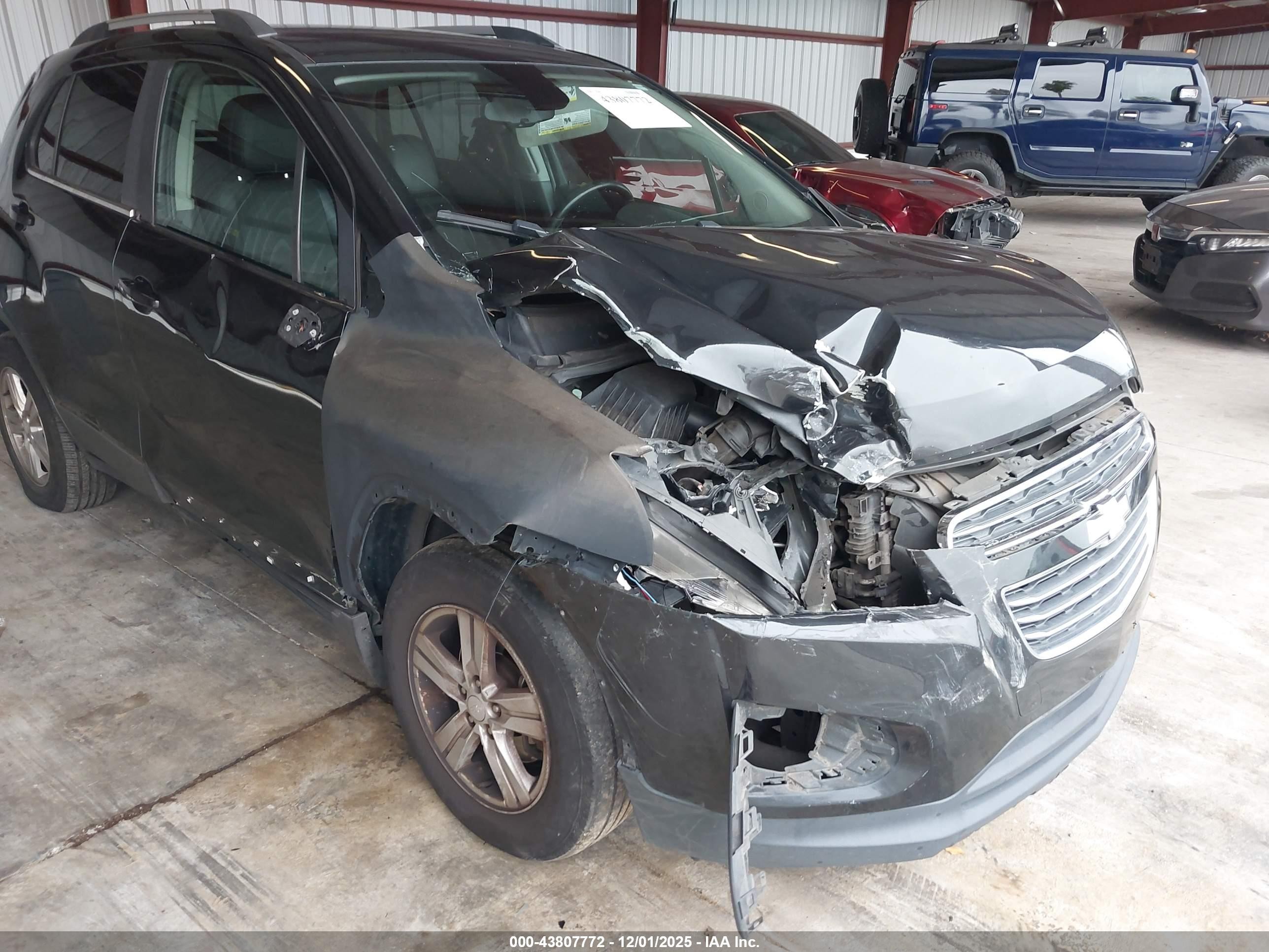 2015 Chevrolet Trax Lt Черный vin: 3GNCJLSB1FL245998