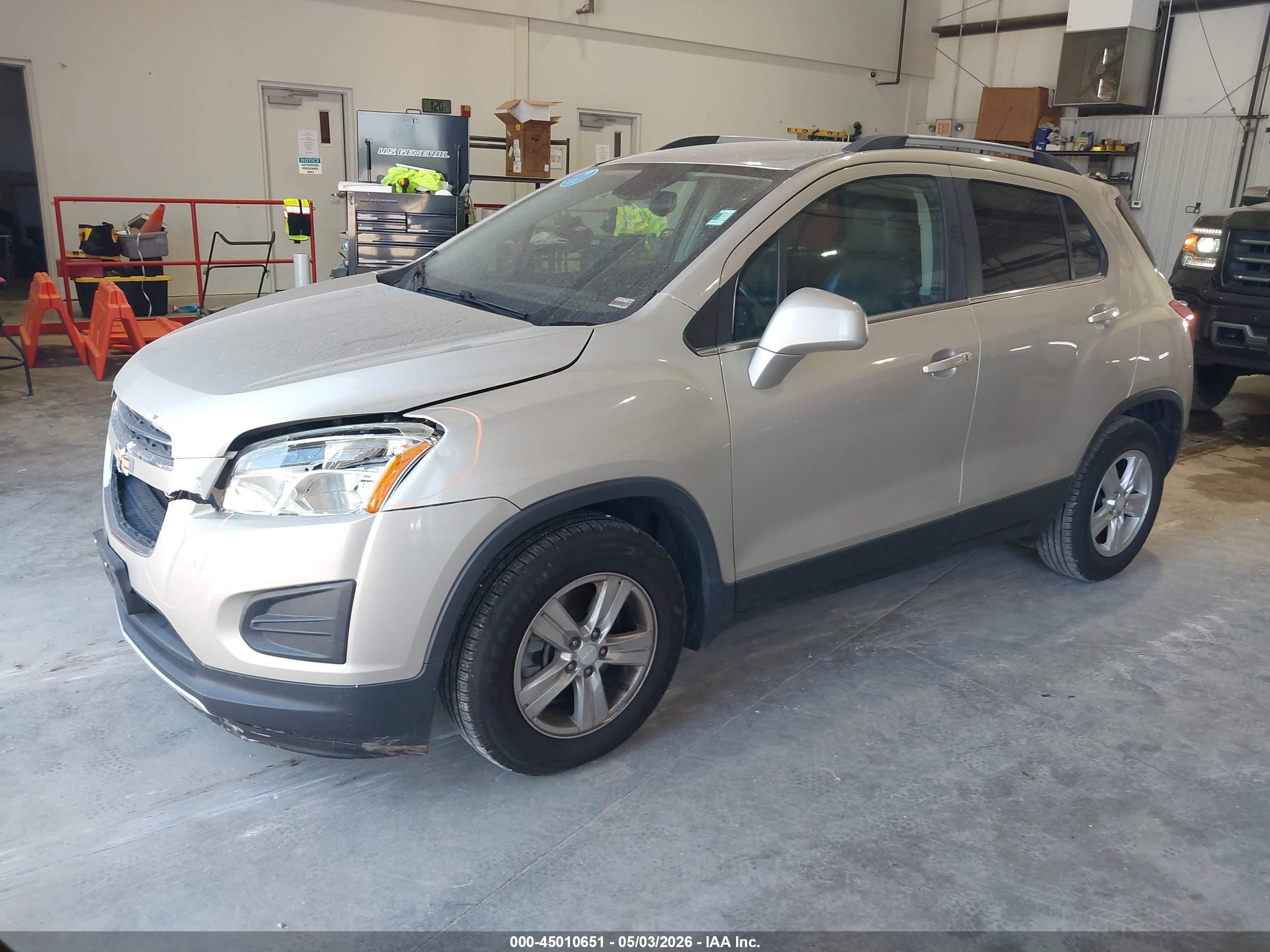 2016 Chevrolet Trax Lt Beige vin: 3GNCJLSB1GL239247