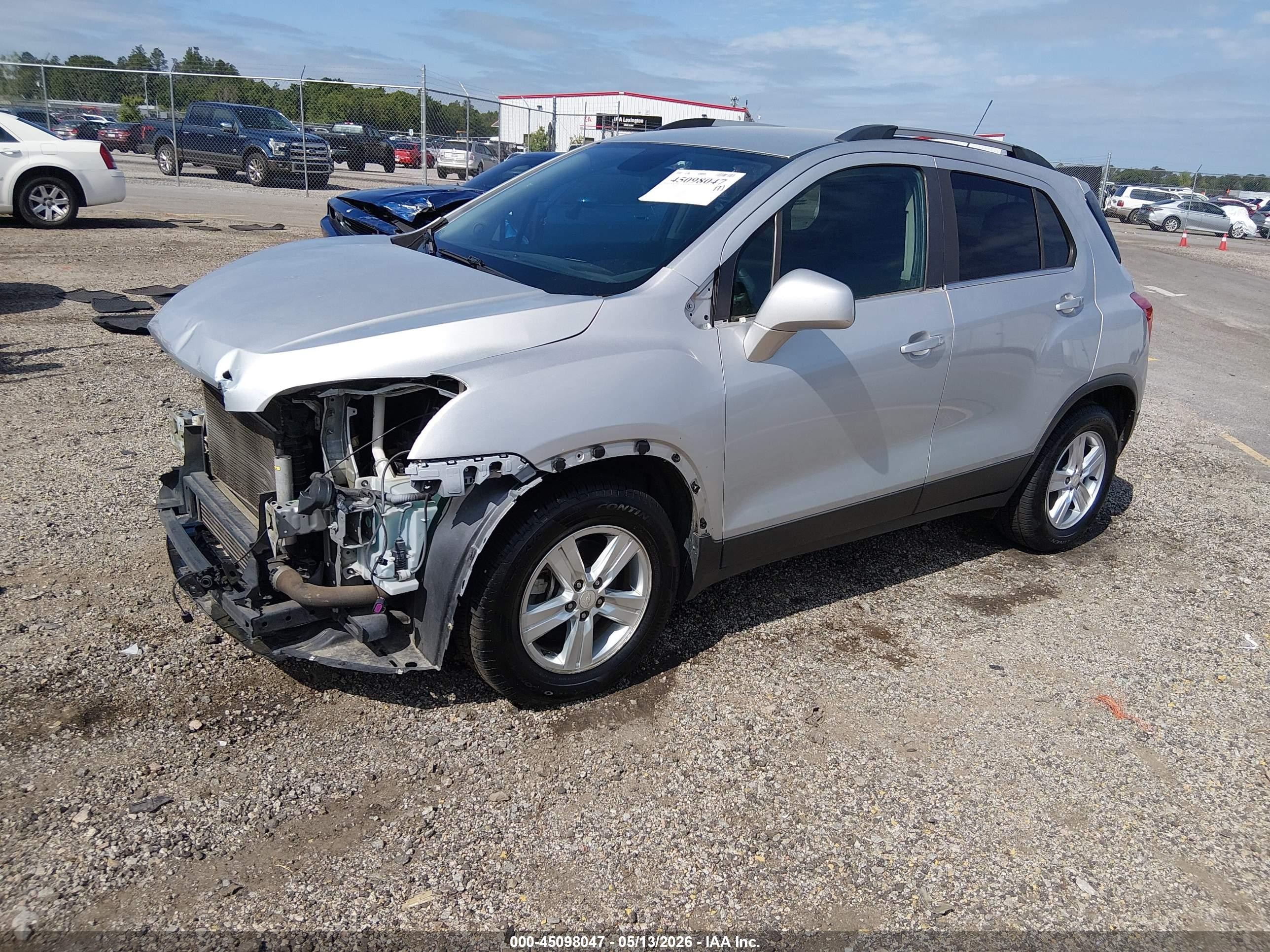 2016 Chevrolet Trax Lt Silver vin: 3GNCJLSB1GL269414