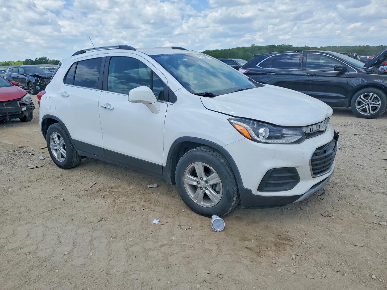 2019 Chevrolet Trax 1lt White vin: 3GNCJLSB1KL341348