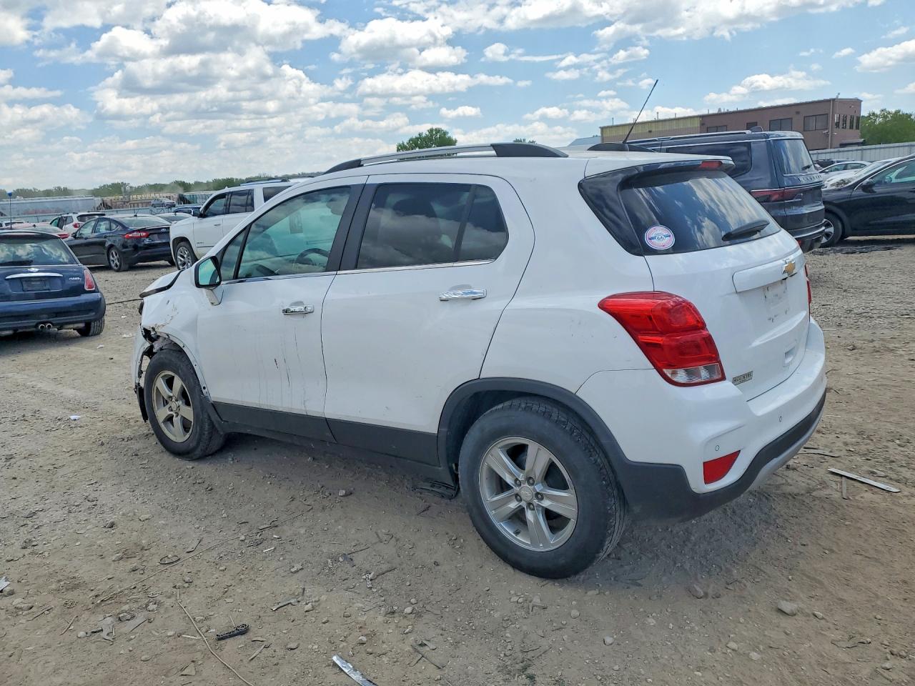 2019 Chevrolet Trax 1lt White vin: 3GNCJLSB1KL341348