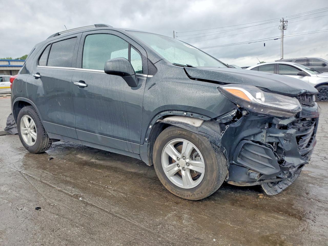 2017 Chevrolet Trax 1lt Gray vin: 3GNCJLSB2HL268547
