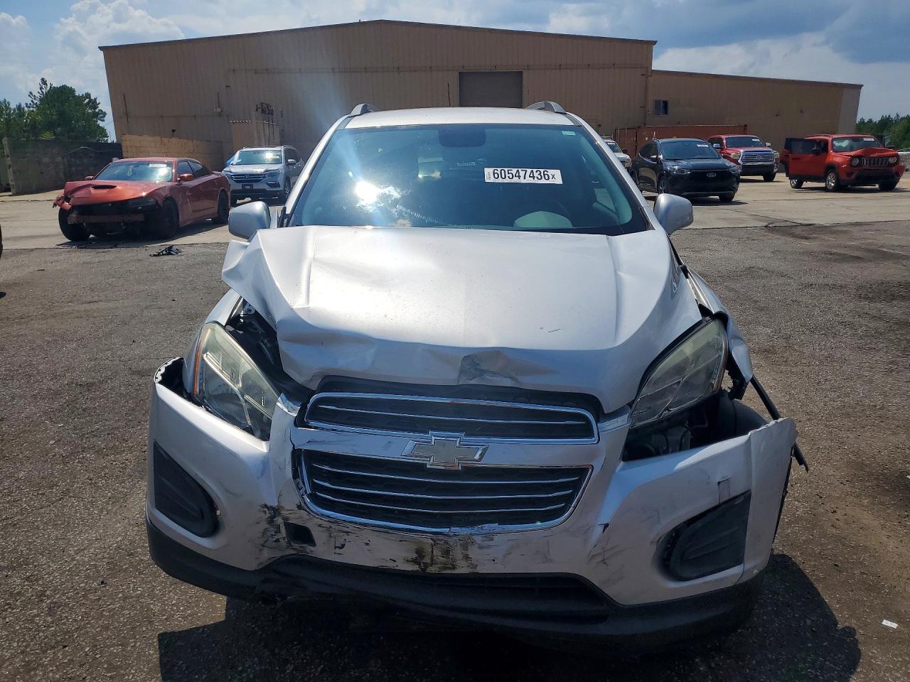 2015 Chevrolet Trax 1lt Silver vin: 3GNCJLSB3FL208869